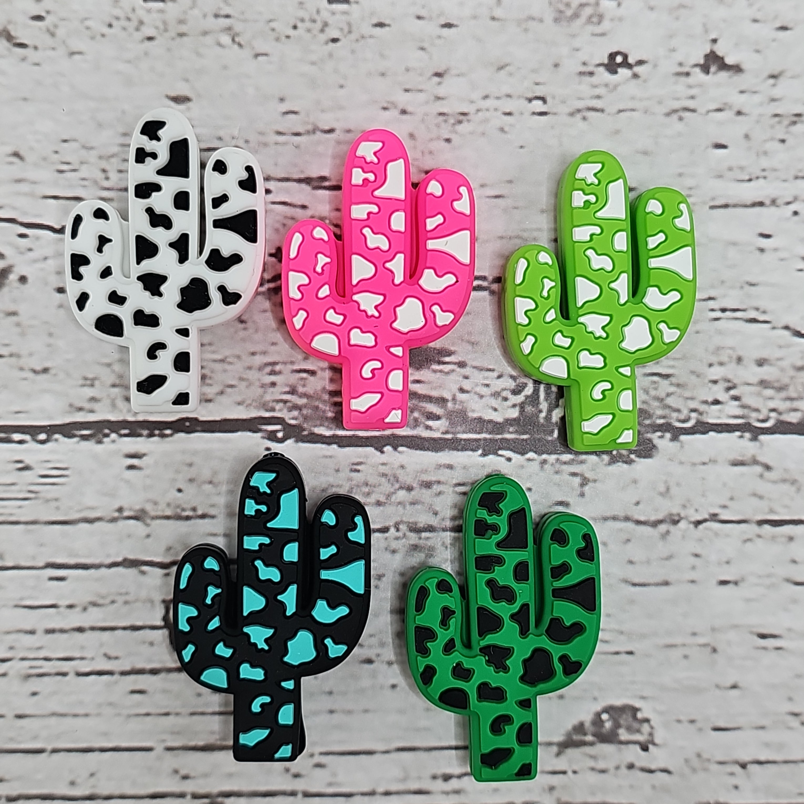 Cactus Cow Print Focal