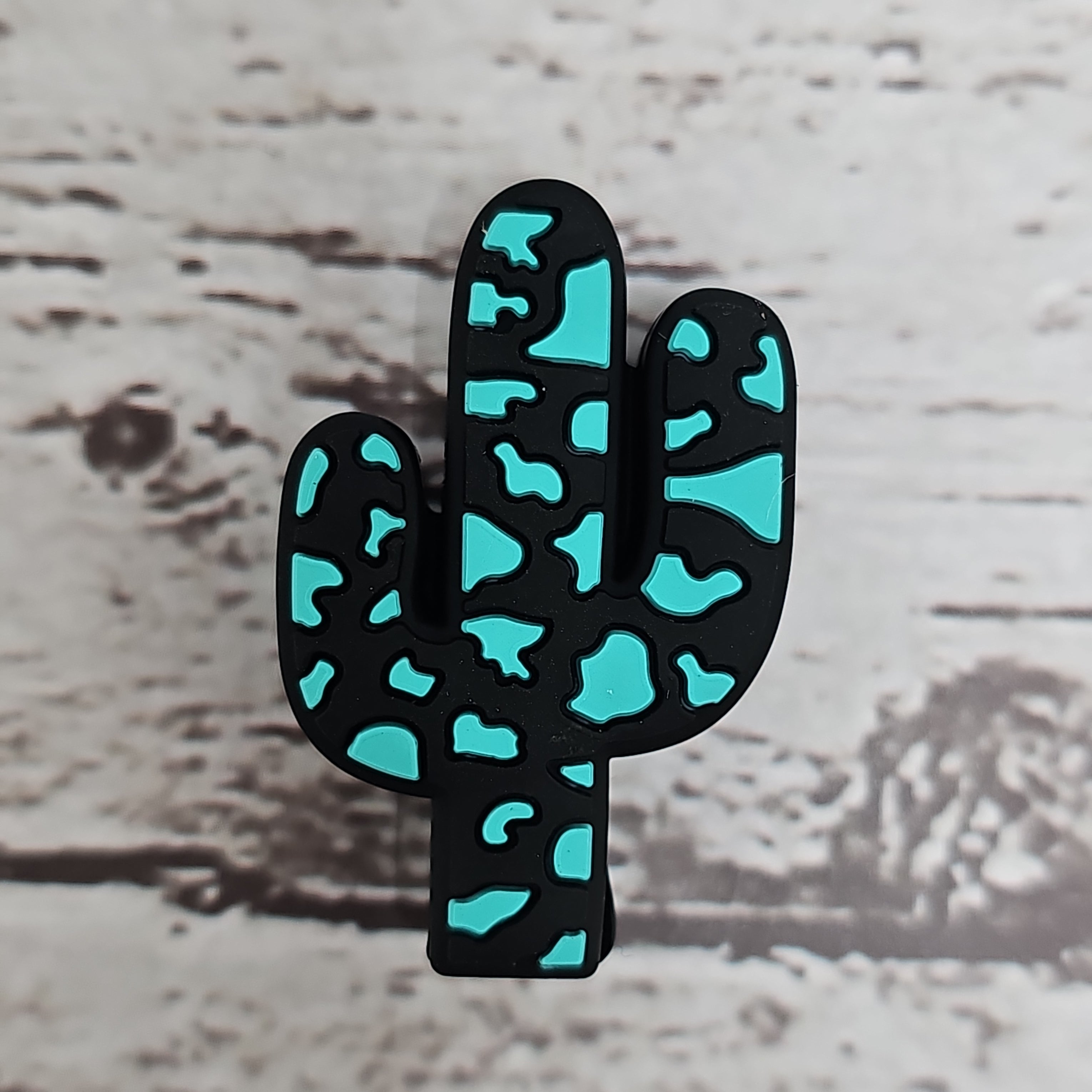 Cactus Cow Print Focal