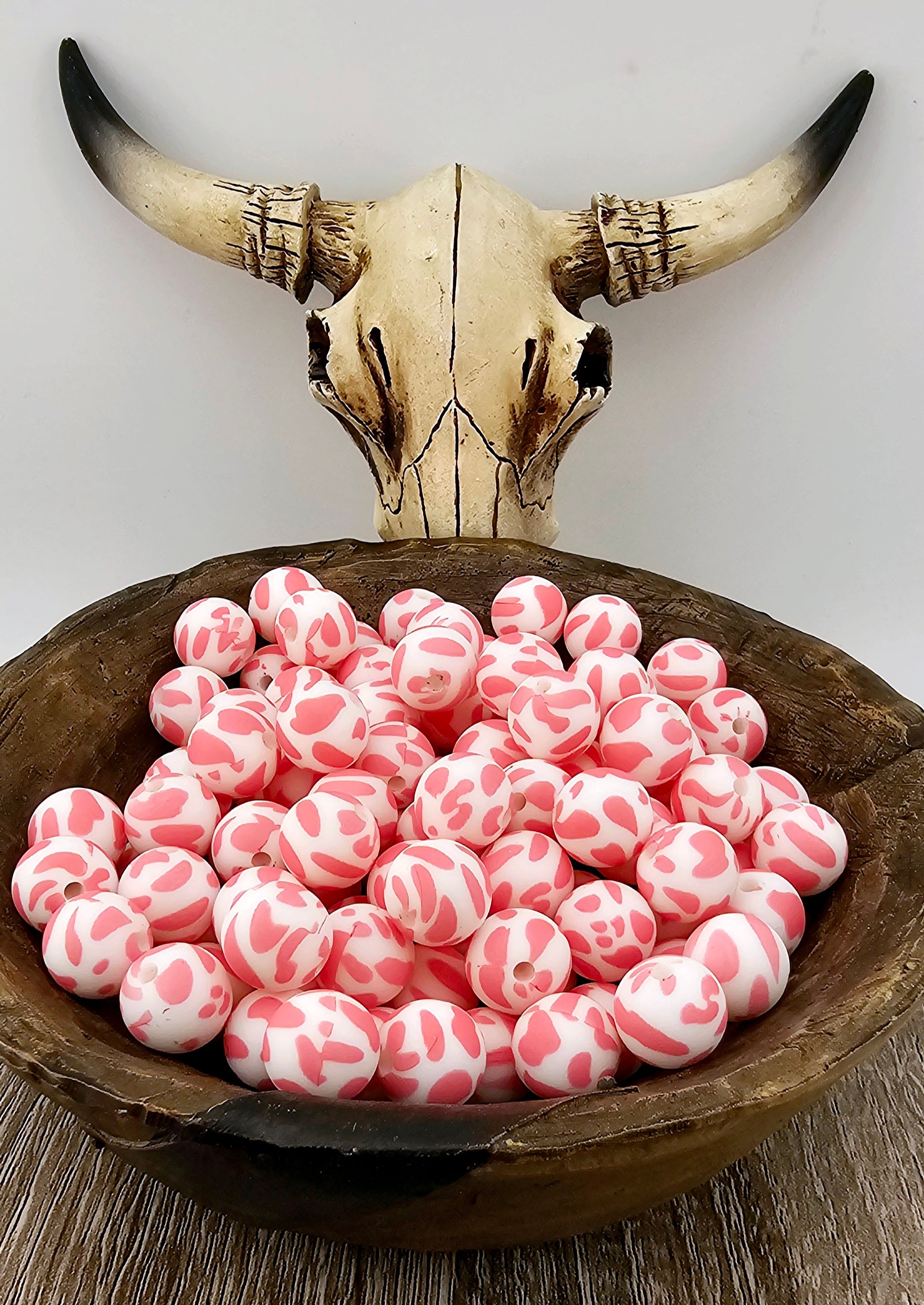 P114 Pink Cow 12mm Printed