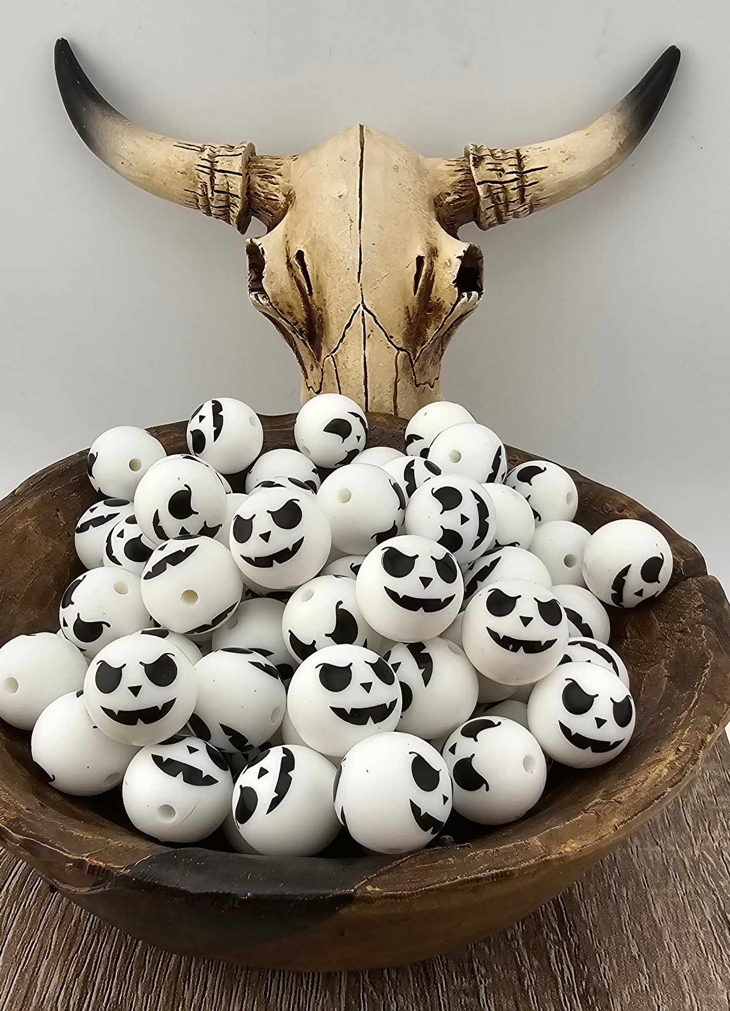 Pumpkin White Print