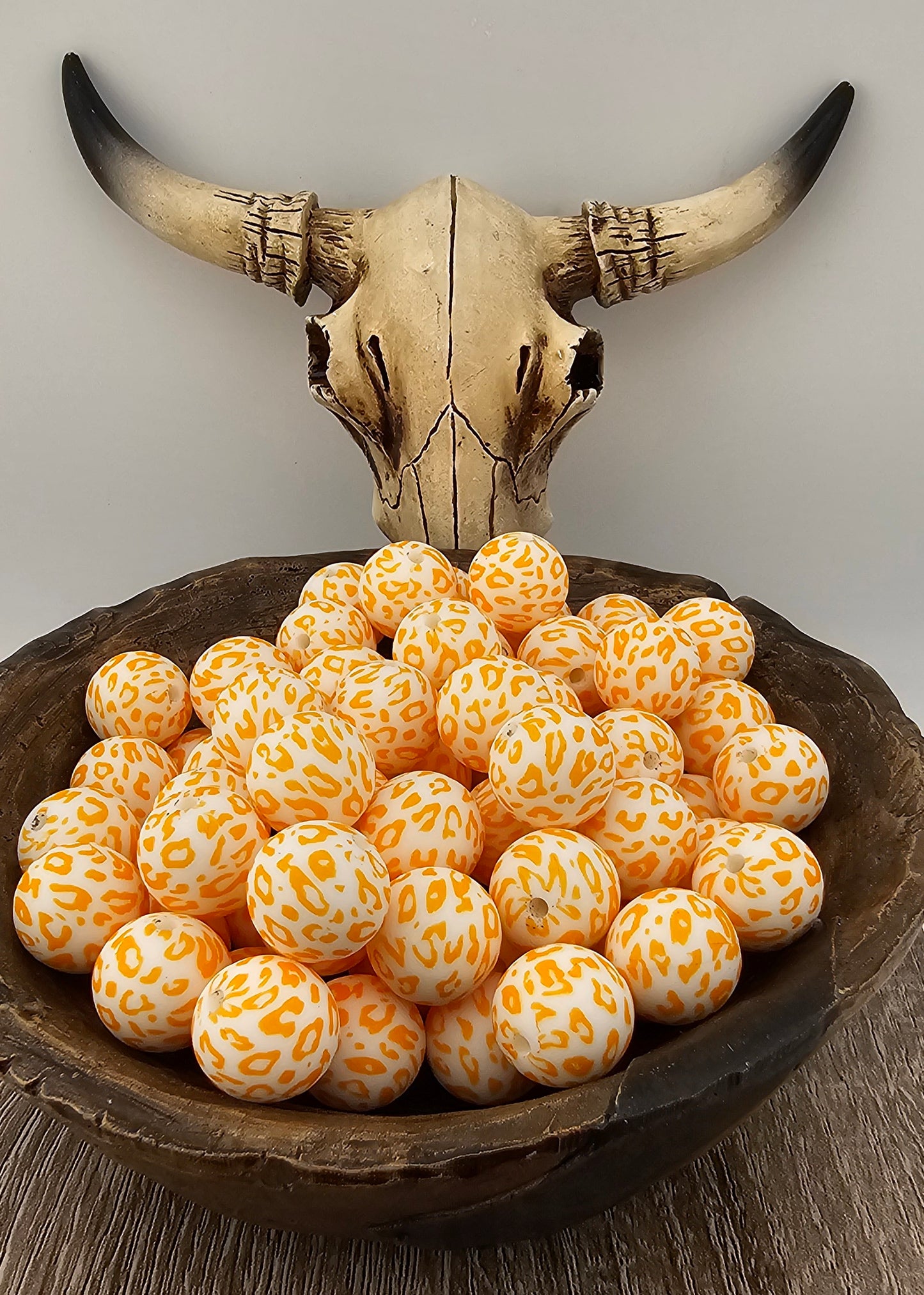 Orange Cheetah Print