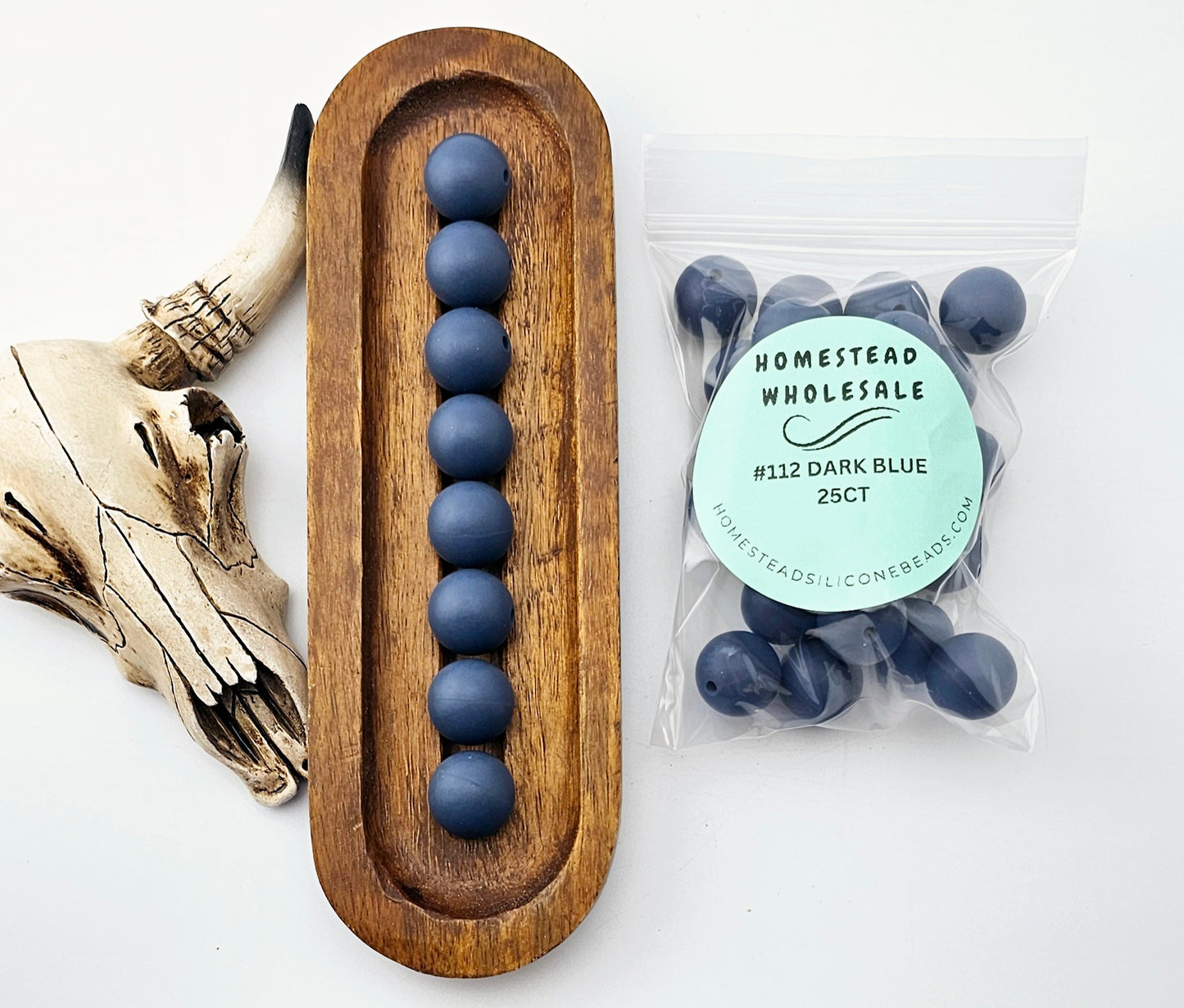 HSW - #112 Dark Blue 25(ct) 15mm