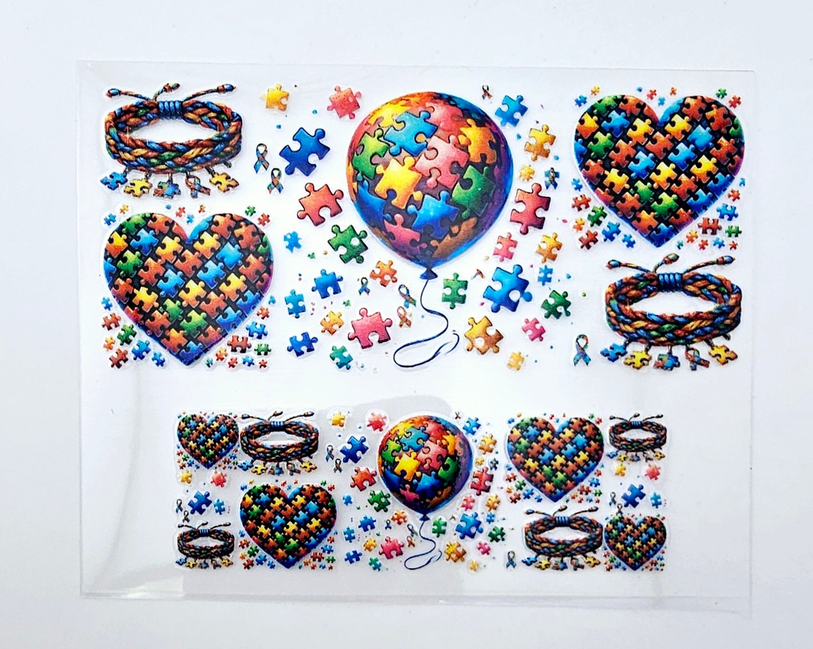 Mini Tumbler Wrap UV DTF Autism 19