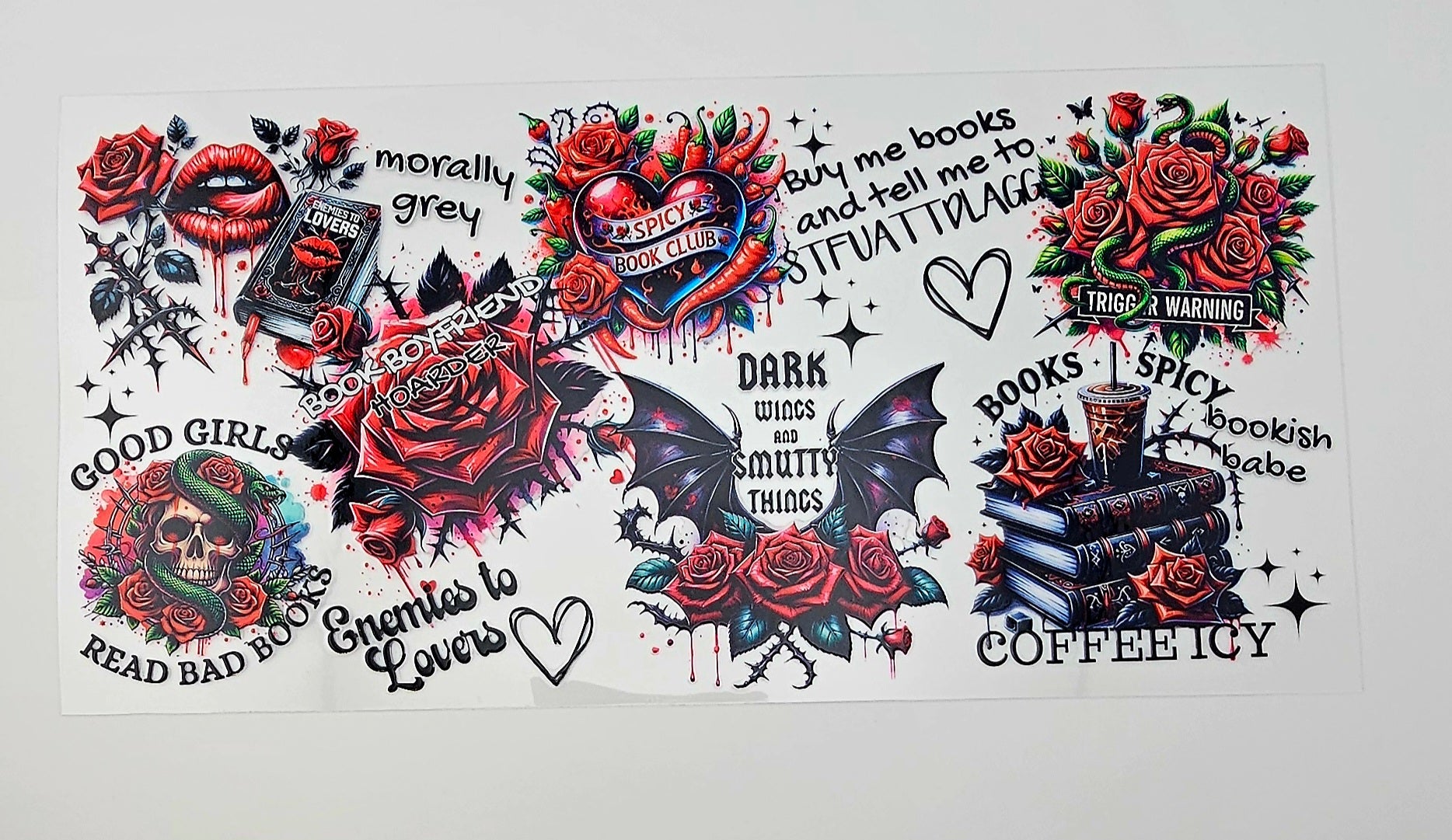 UVDTF 16oz Wraps 1 thru 28 **CLICK TO SEE MORE STYLES**