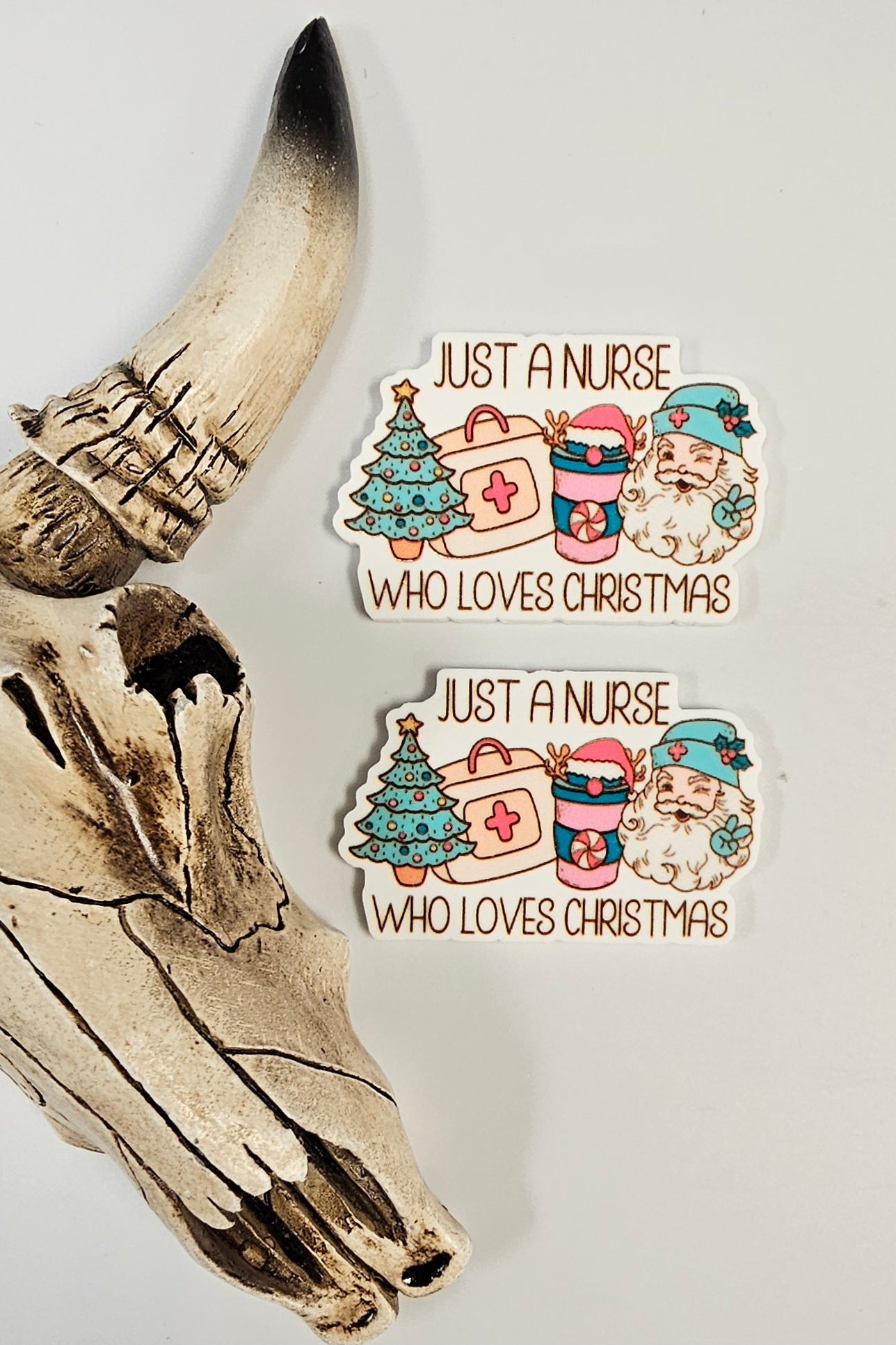 Flatback Just a Nurse Who Loves Christmas 456
