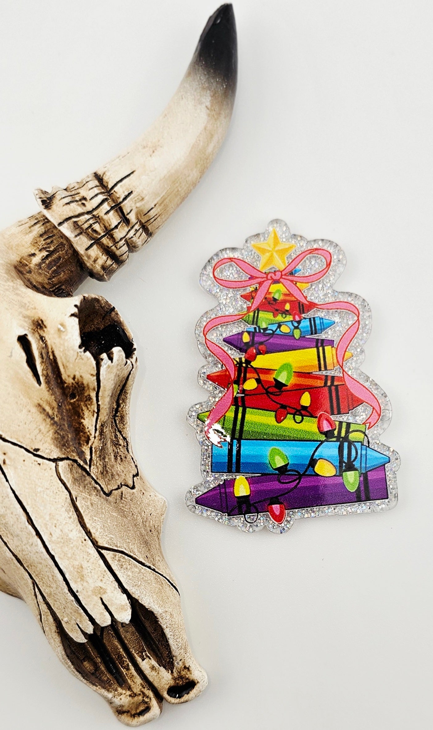 Flatback Crayon Christmas Tree 310