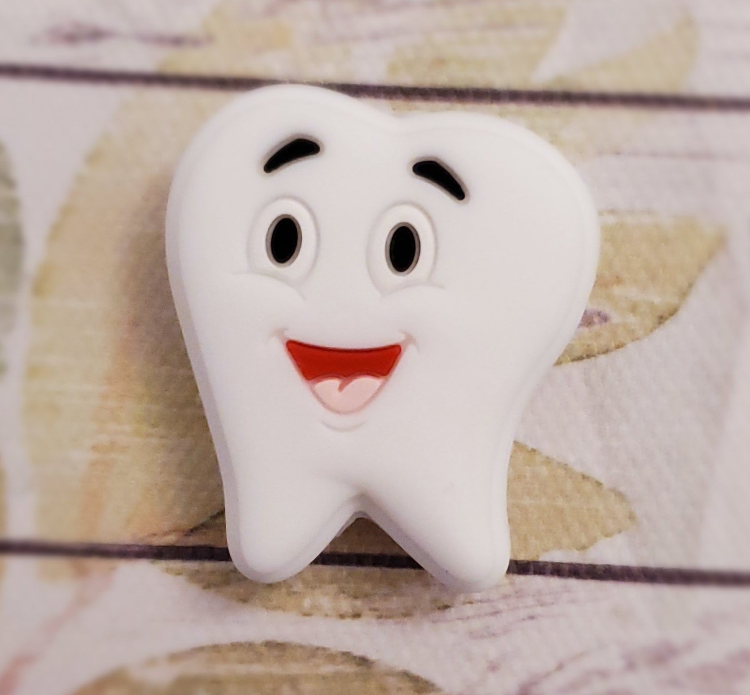 Tooth Silicone Beads