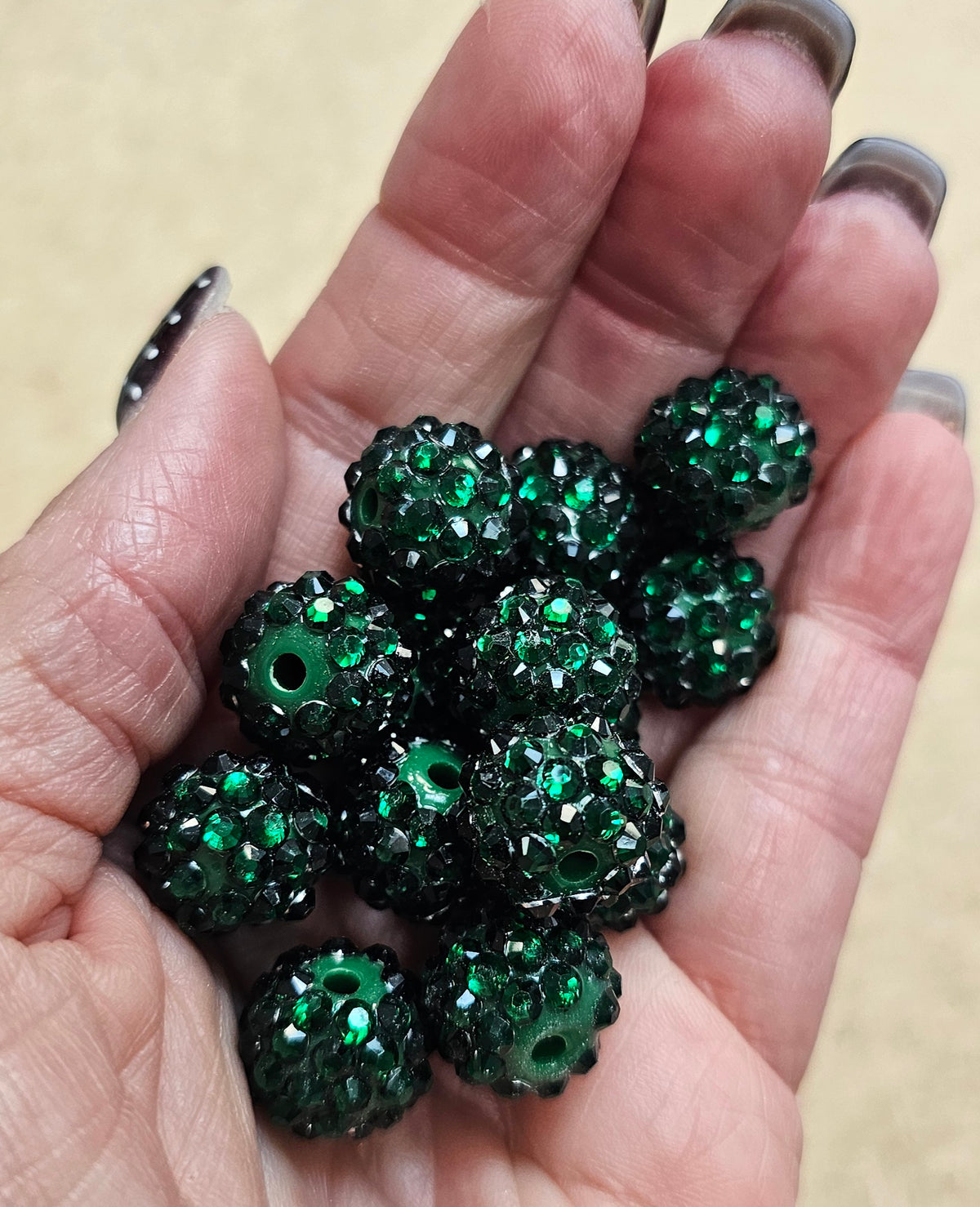 14mm Rhinestone Acrylic CLICK TO SEE ALL VARIANTS