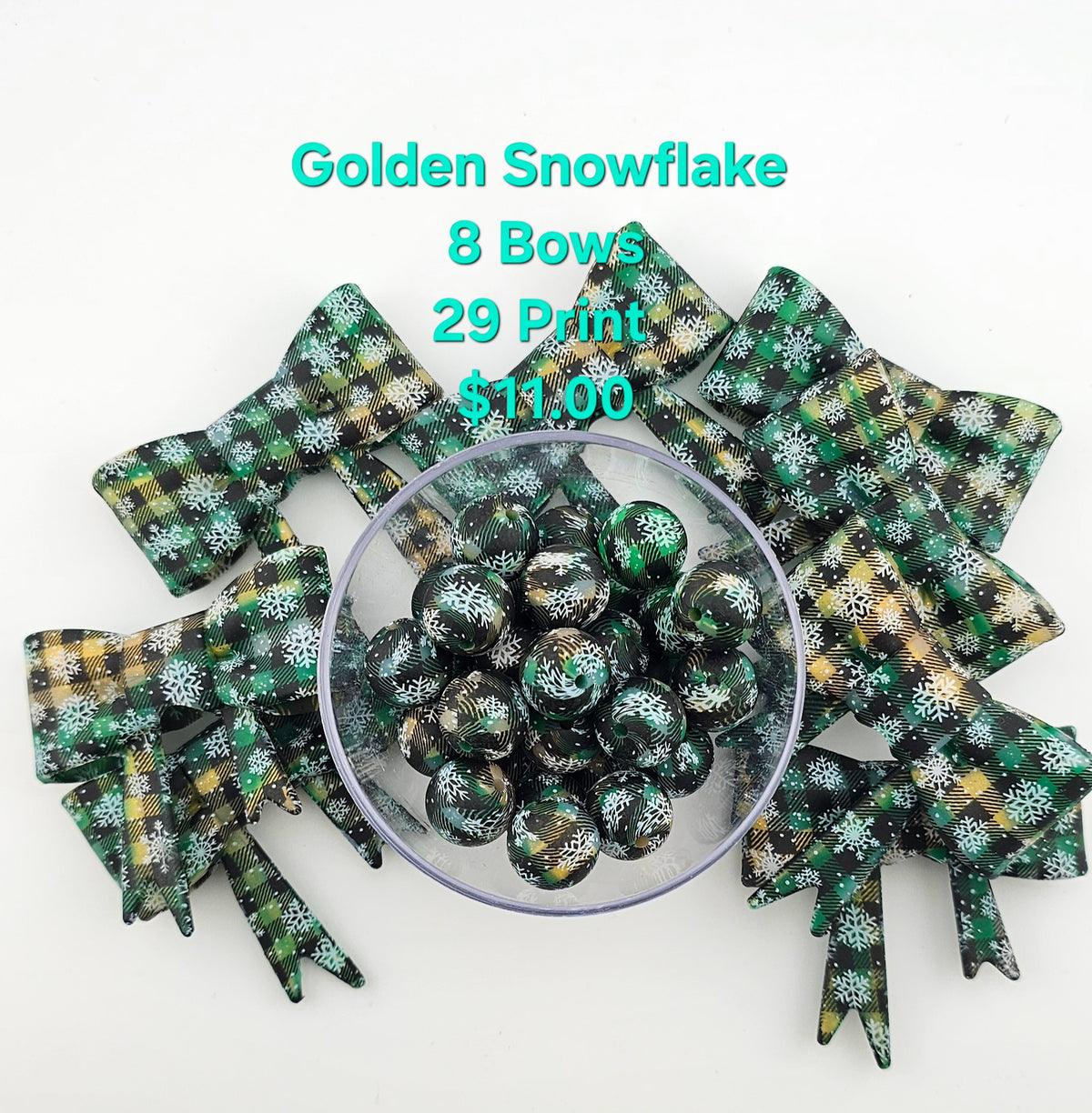Golden Snowflake Set