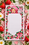 Strawberry Girl Notepad