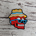 Beach Bum Skull Focal
