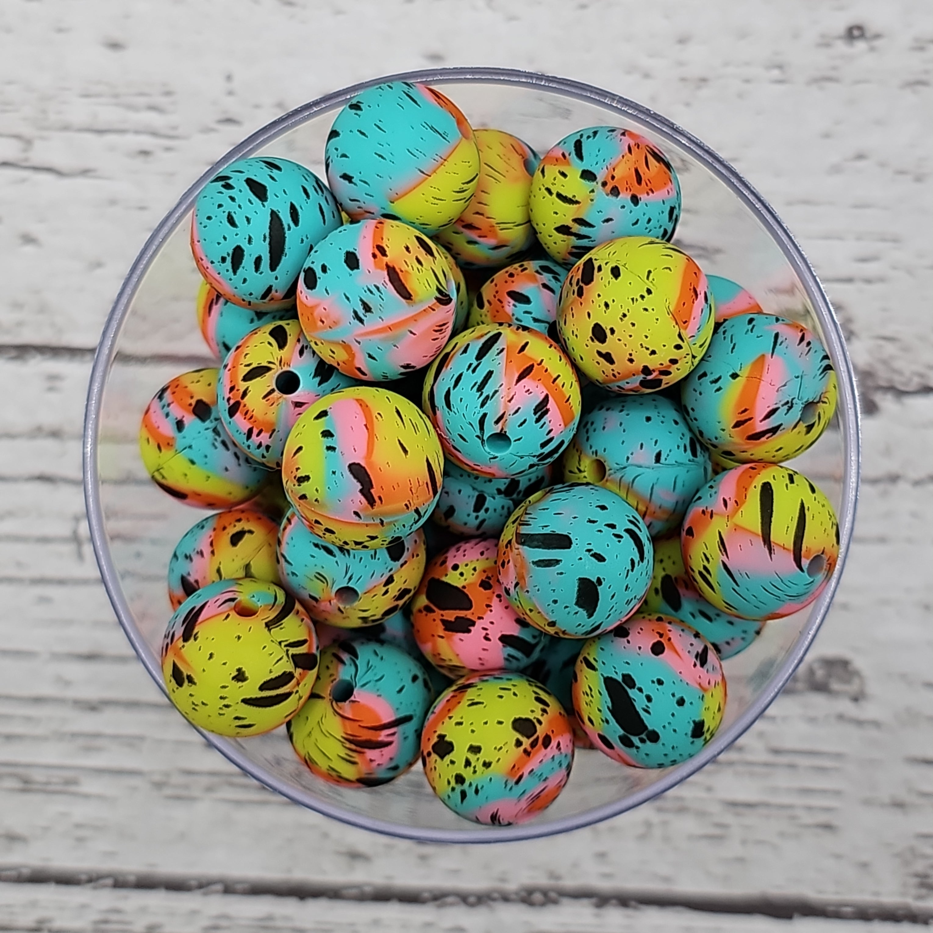 Multicolor Splatter Print