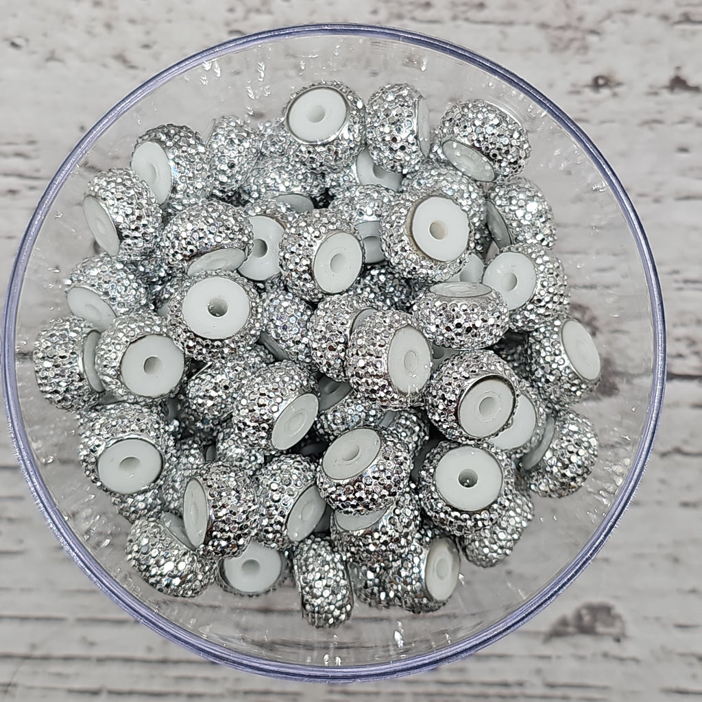 Resin Rhinestone Spacers 12mm