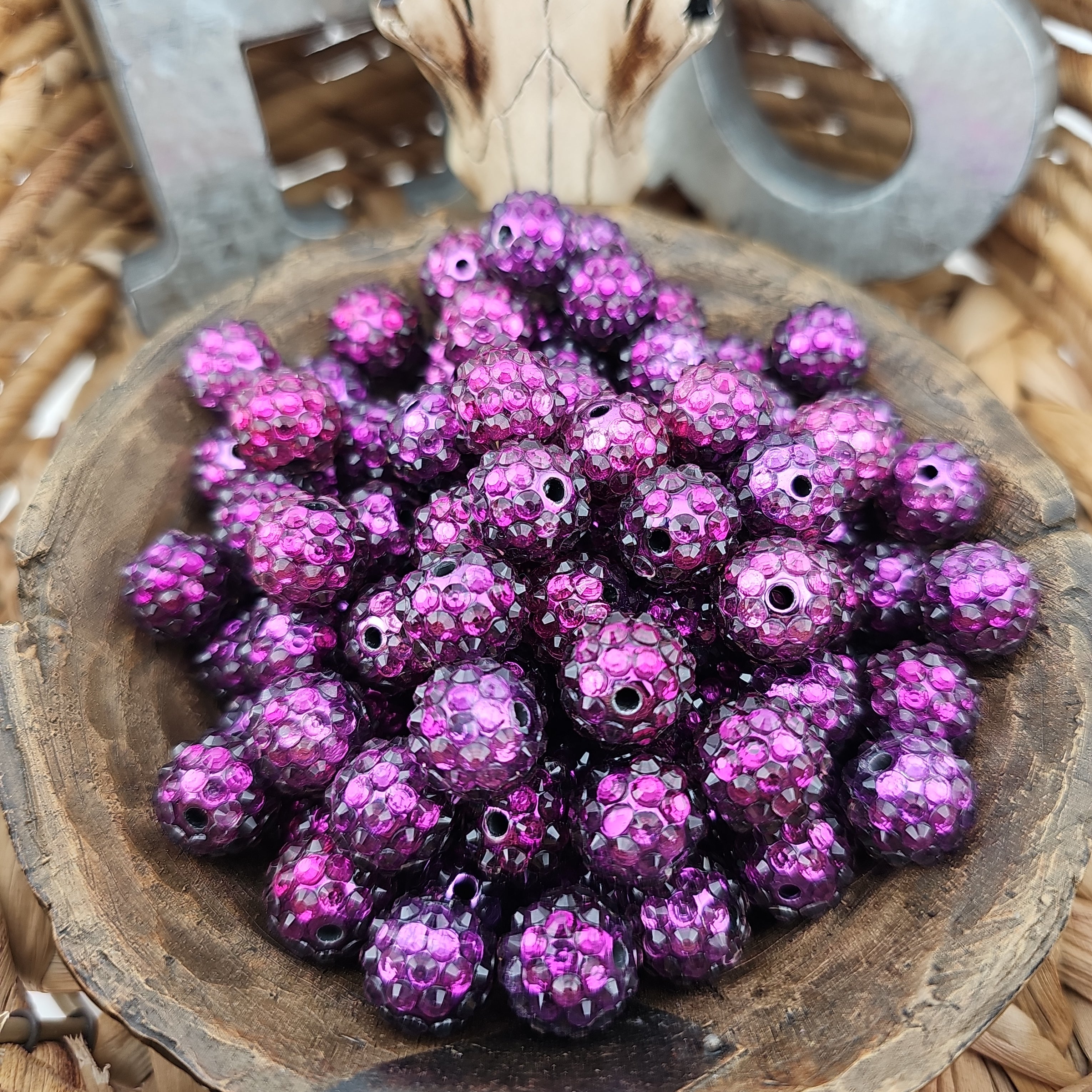 14mm Rhinestone Acrylic