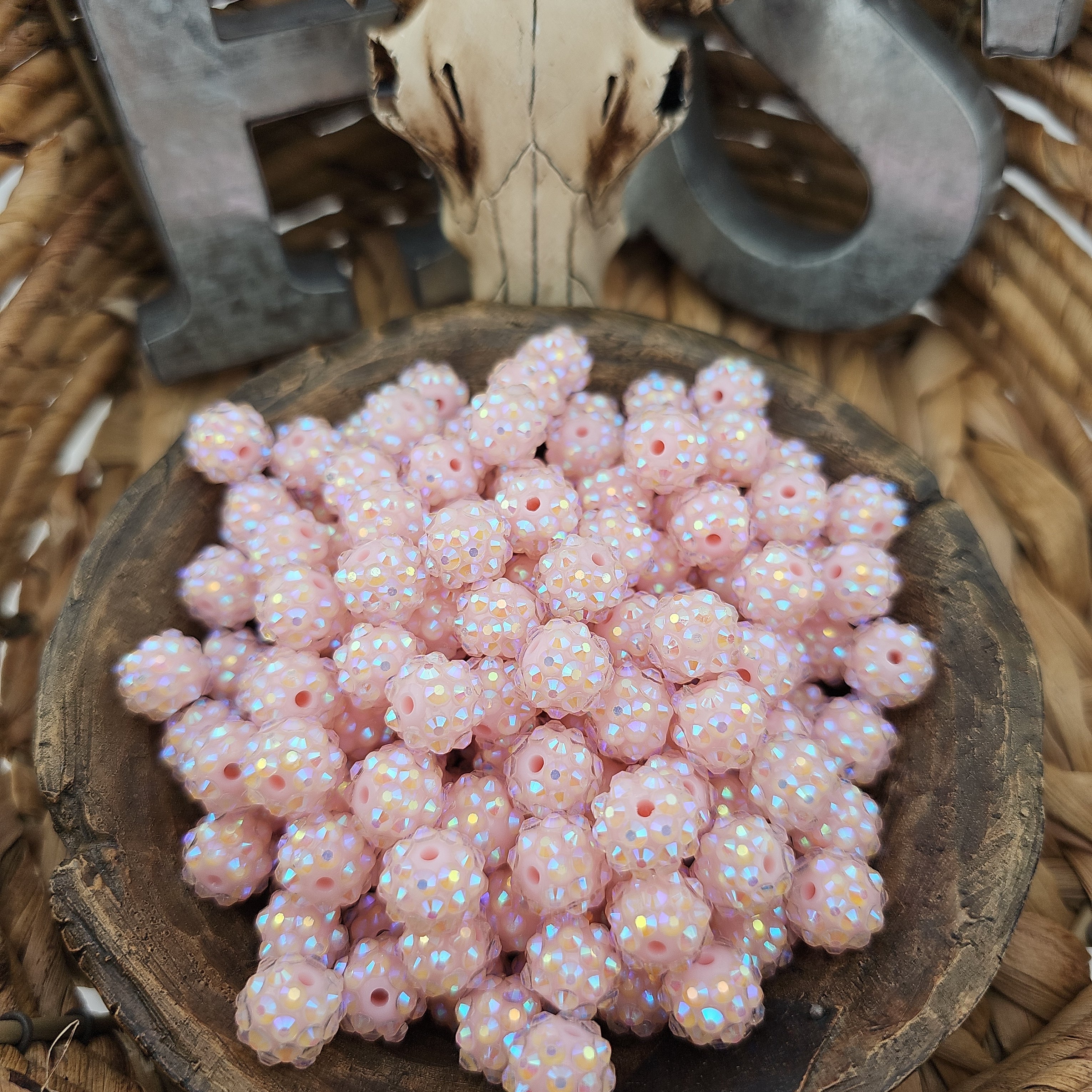 12mm Rhinestone Acrylic