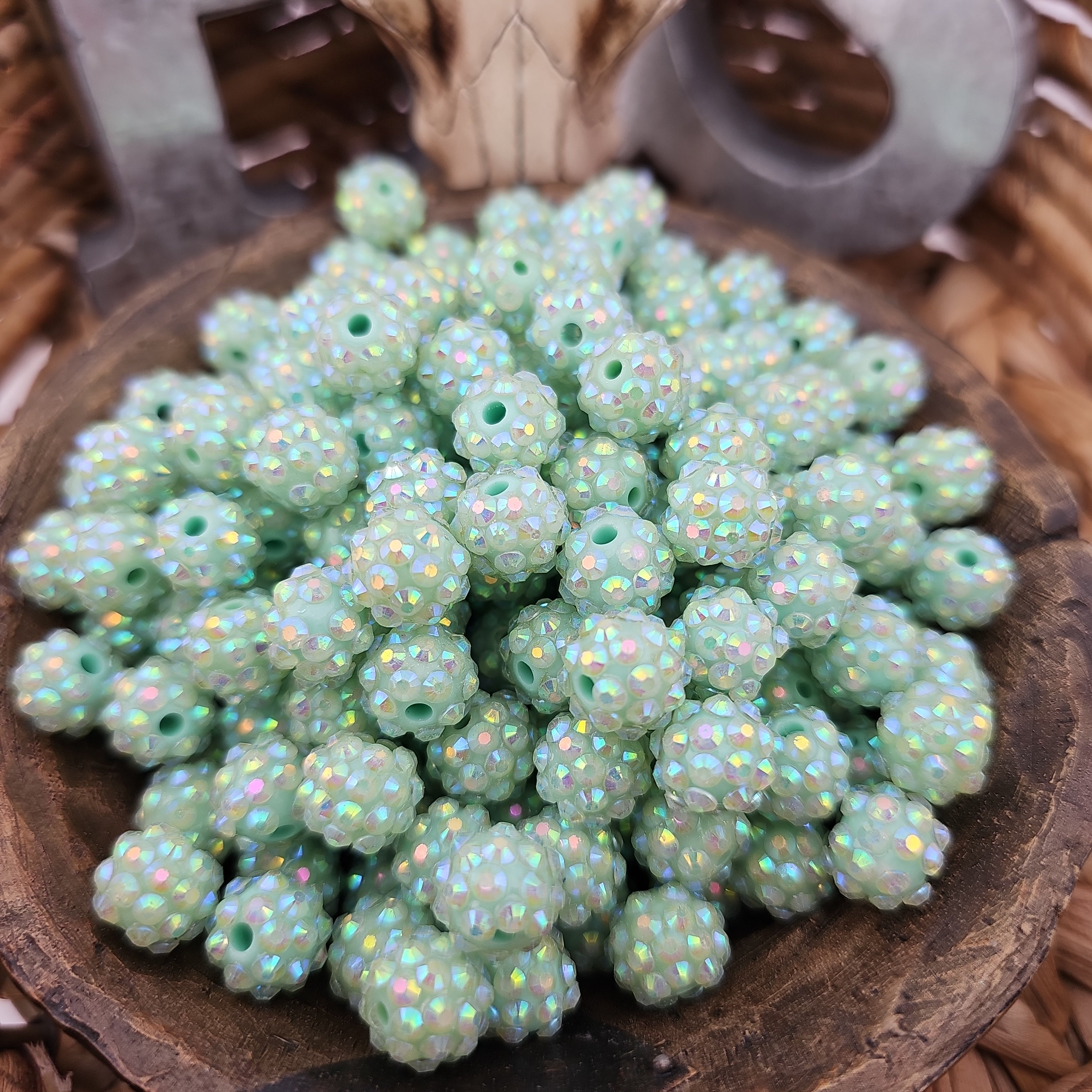 12mm Rhinestone Acrylic