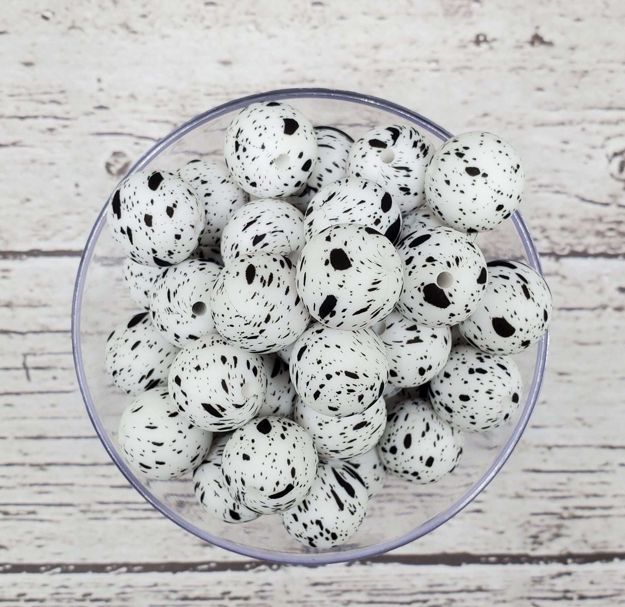 Black Splatter Print