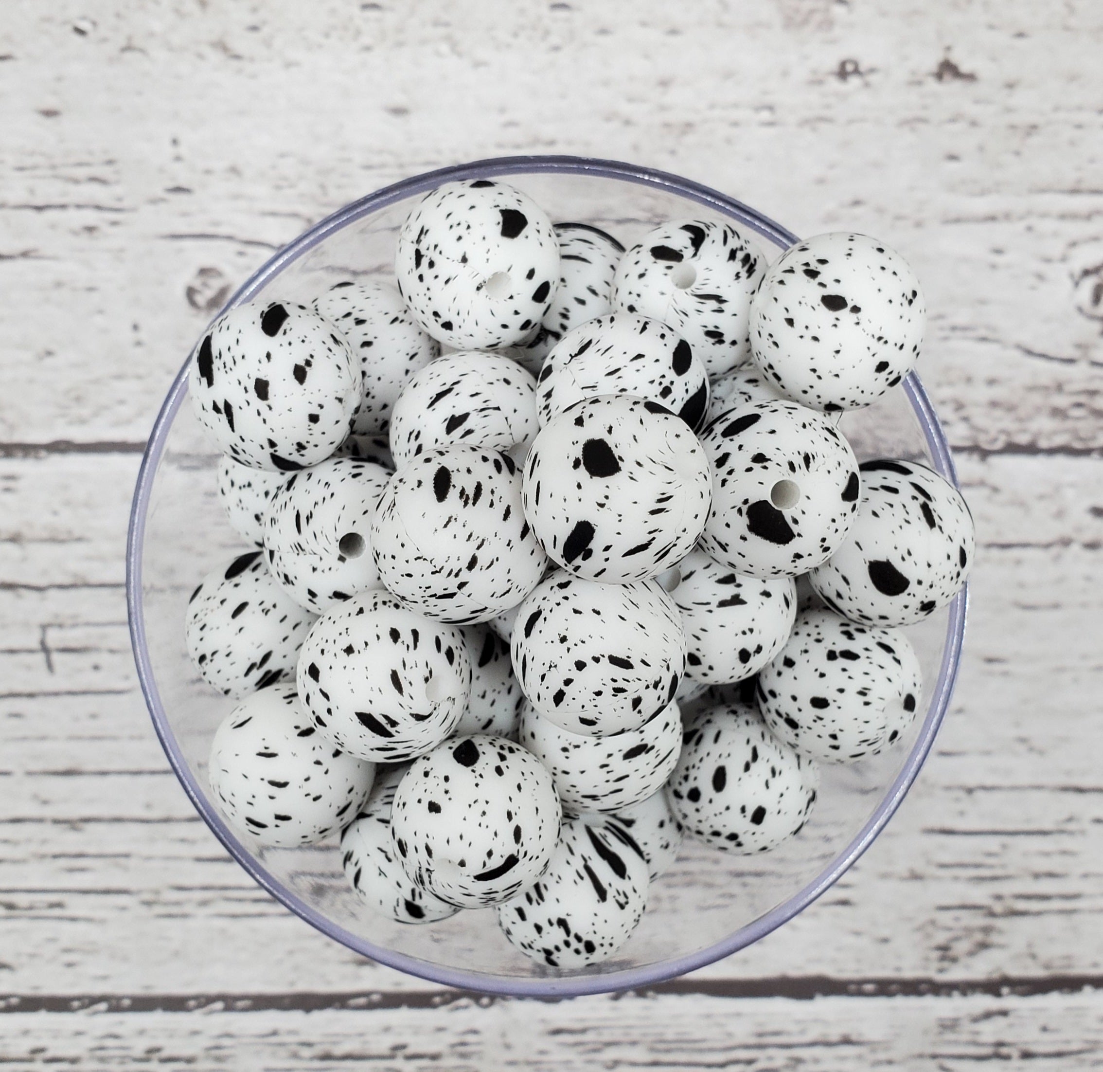 Black Splatter Print
