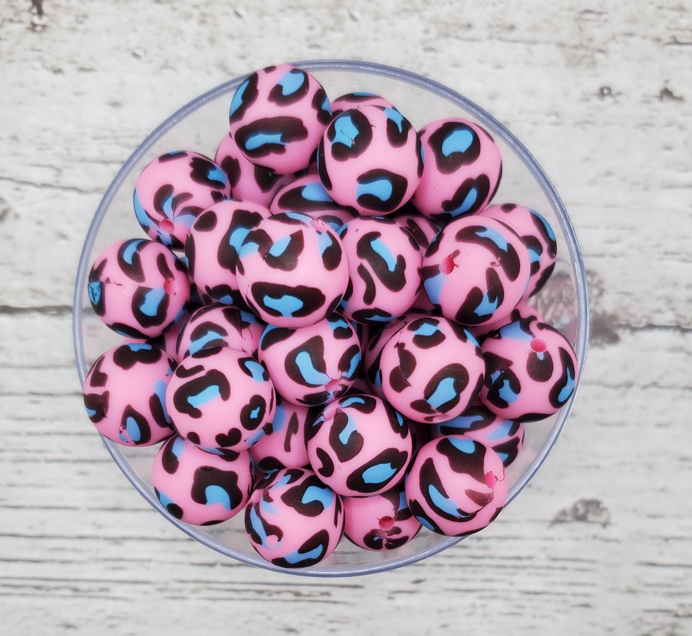 Cotton Candy Pink Leopard Print