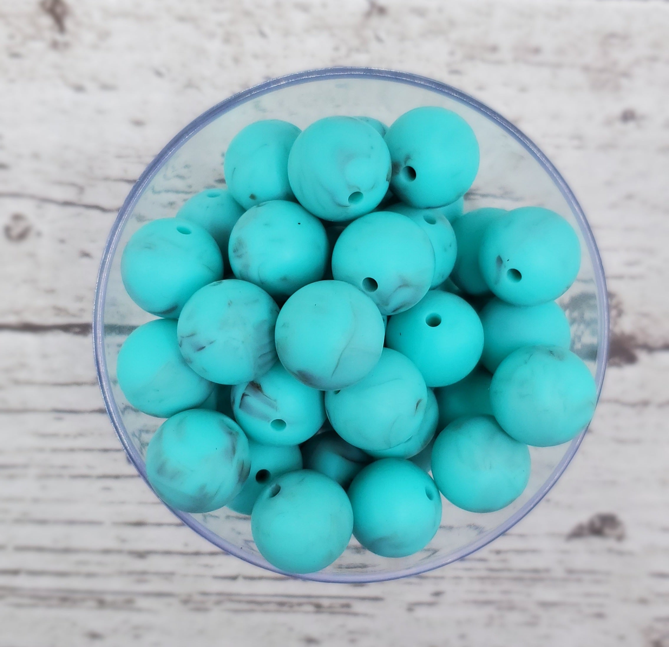 Turquoise Swirl Print