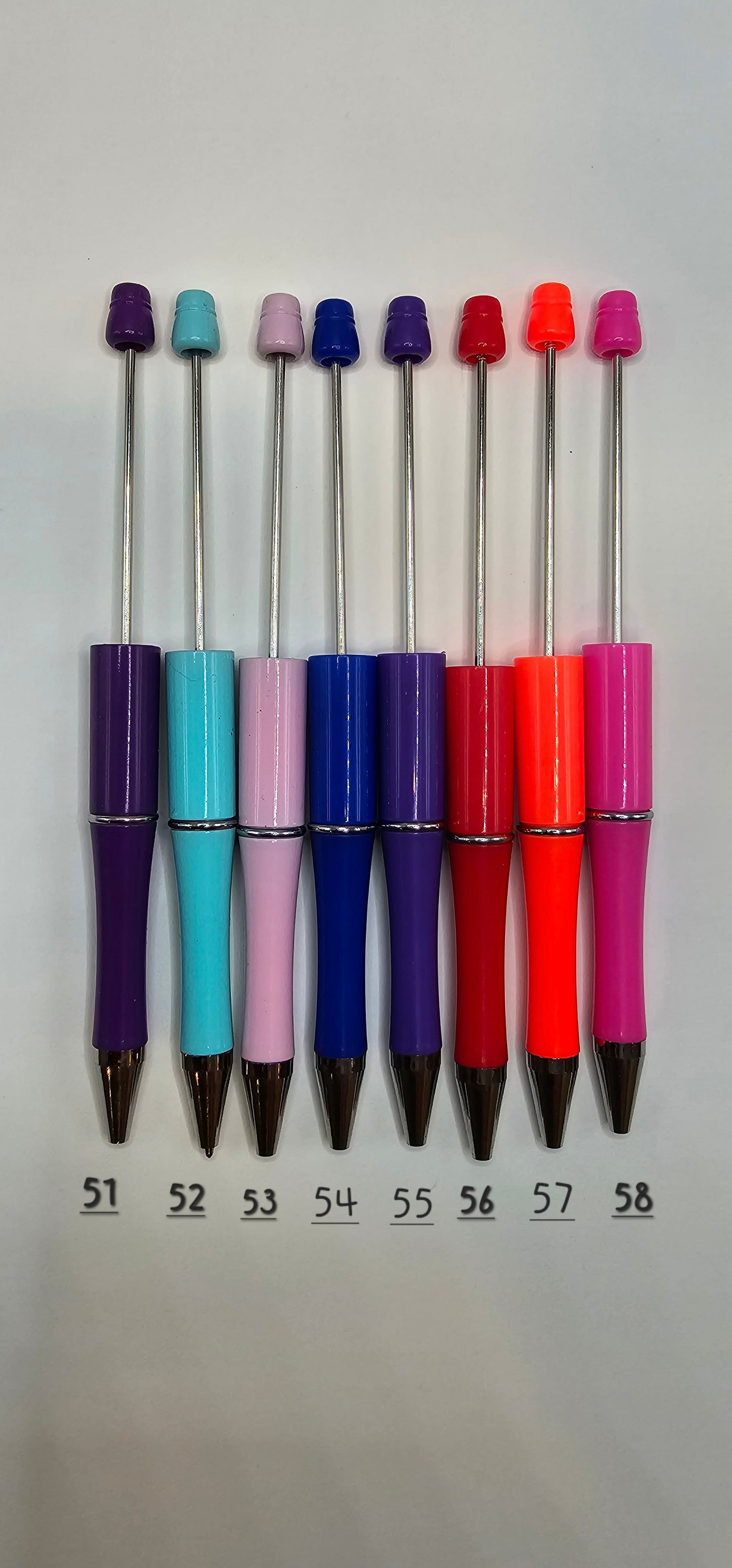 Beadable Pens Plastic