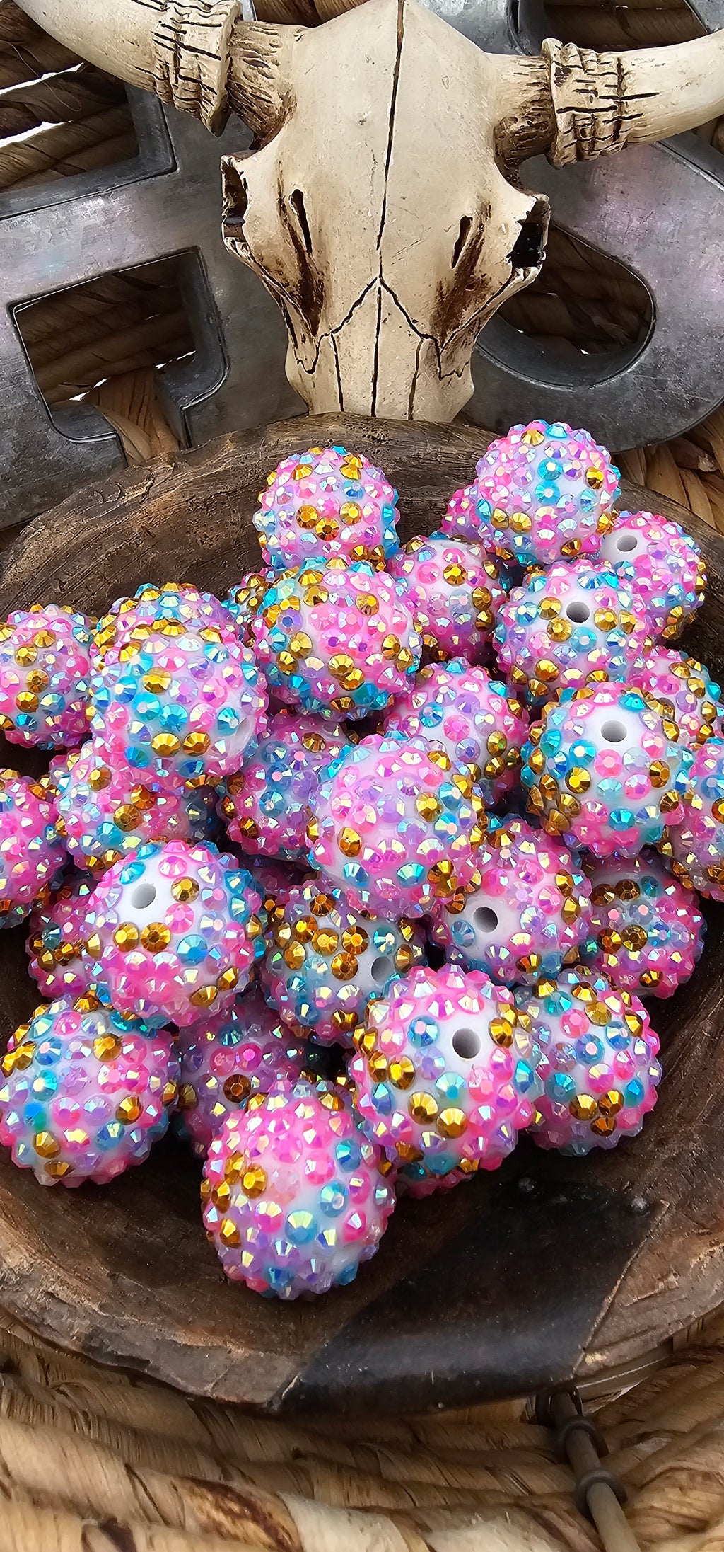 20mm Rhinestone Acrylic
