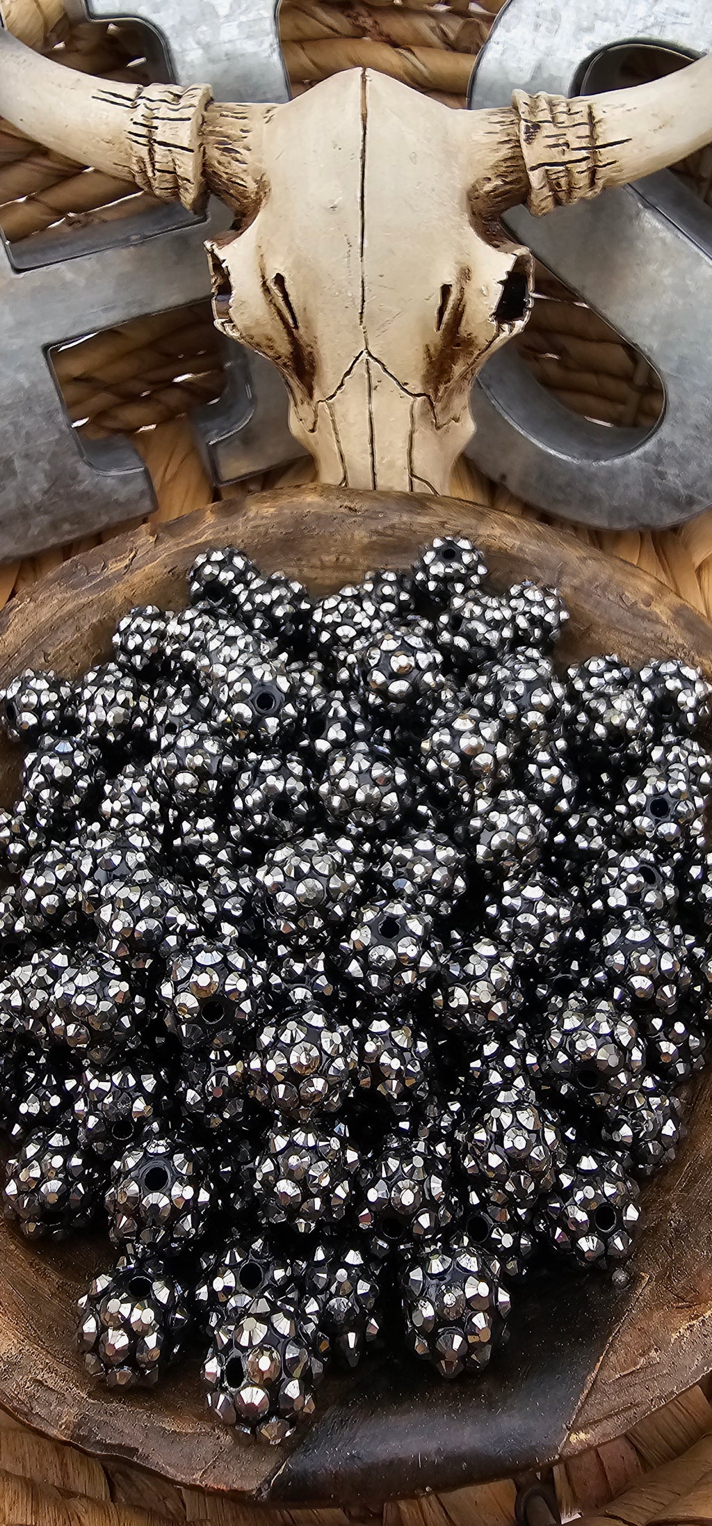 12mm Rhinestone Acrylic