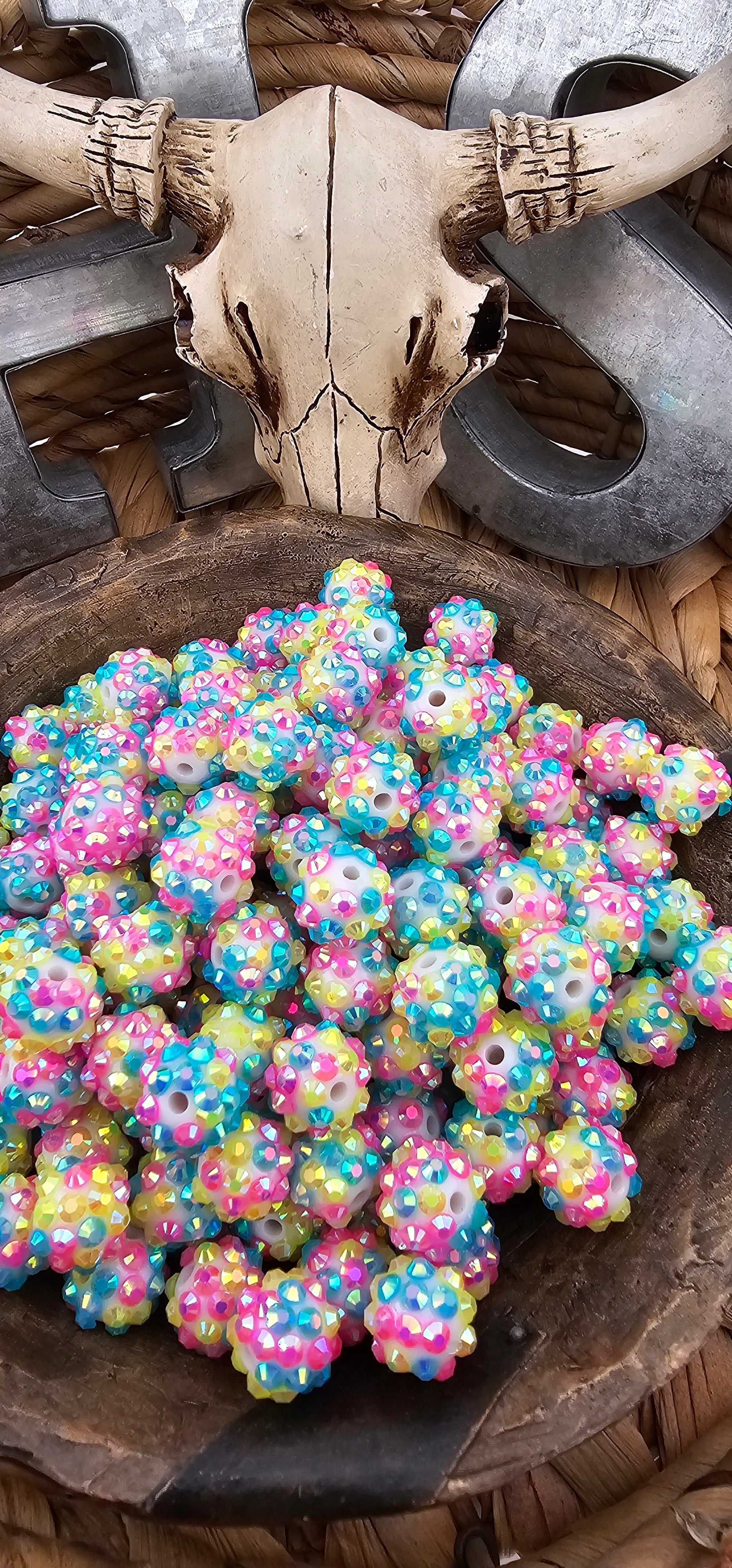 12mm Rhinestone Acrylic