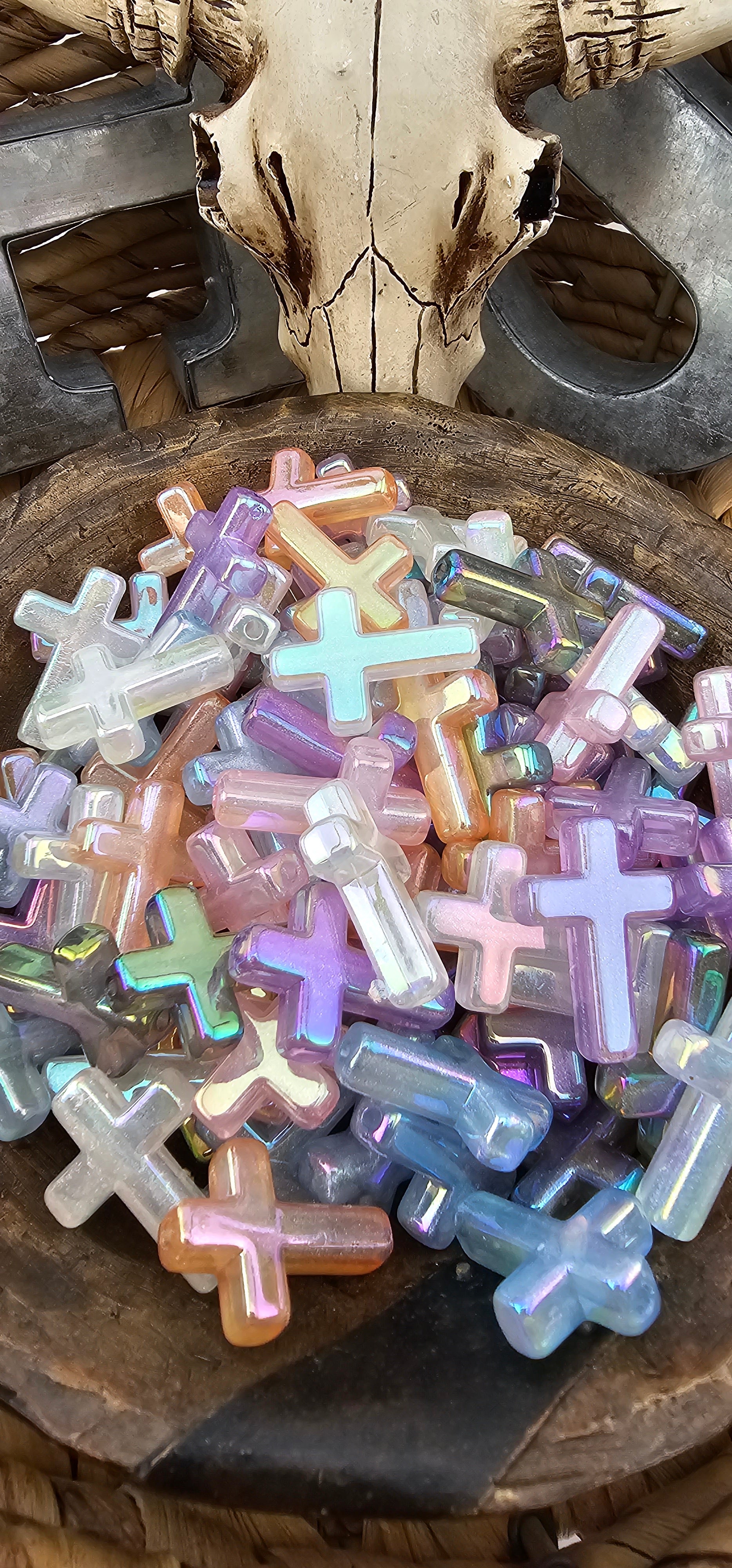 Acrylic Cross Focal (5ct)