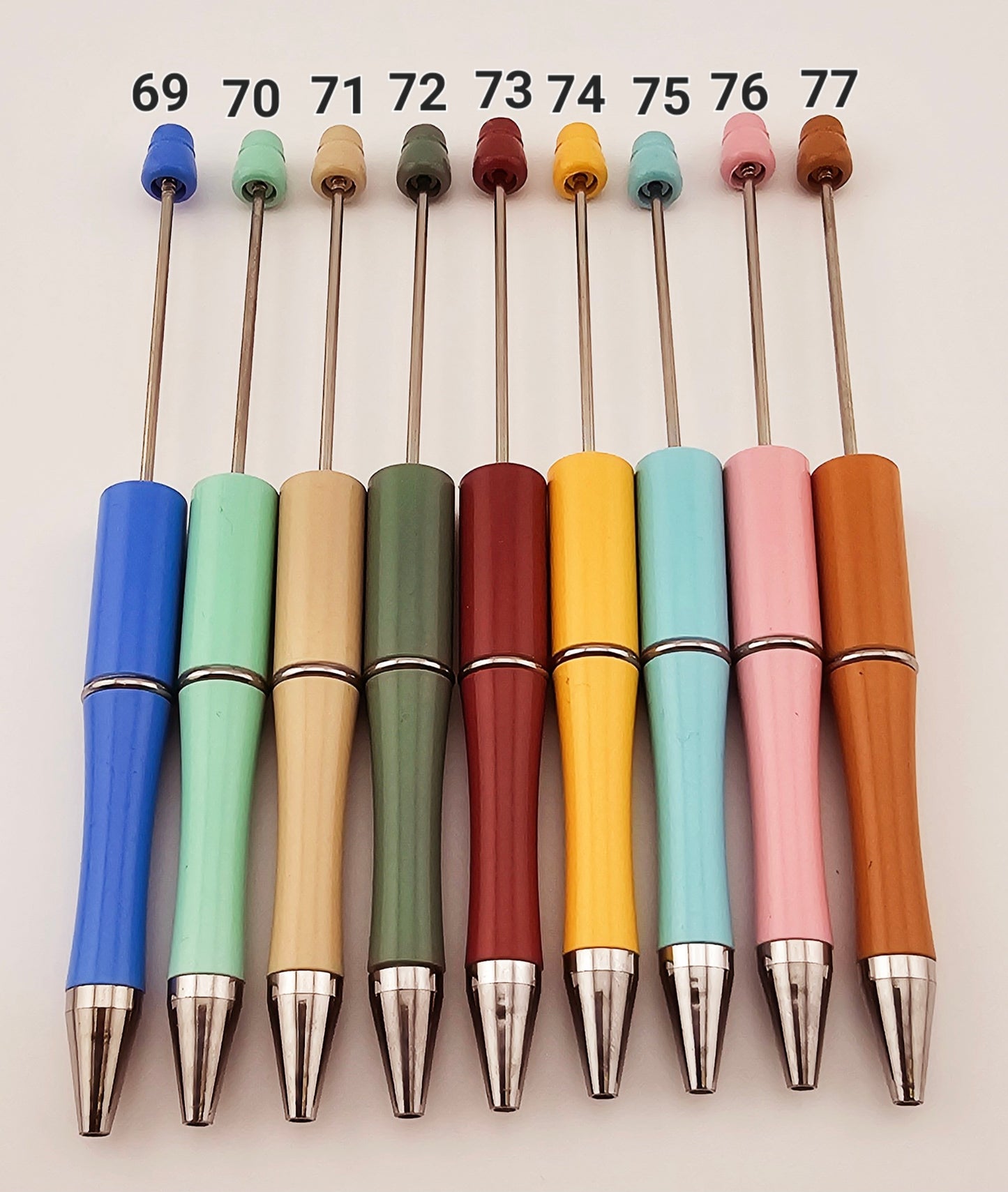 Beadable Pens Plastic