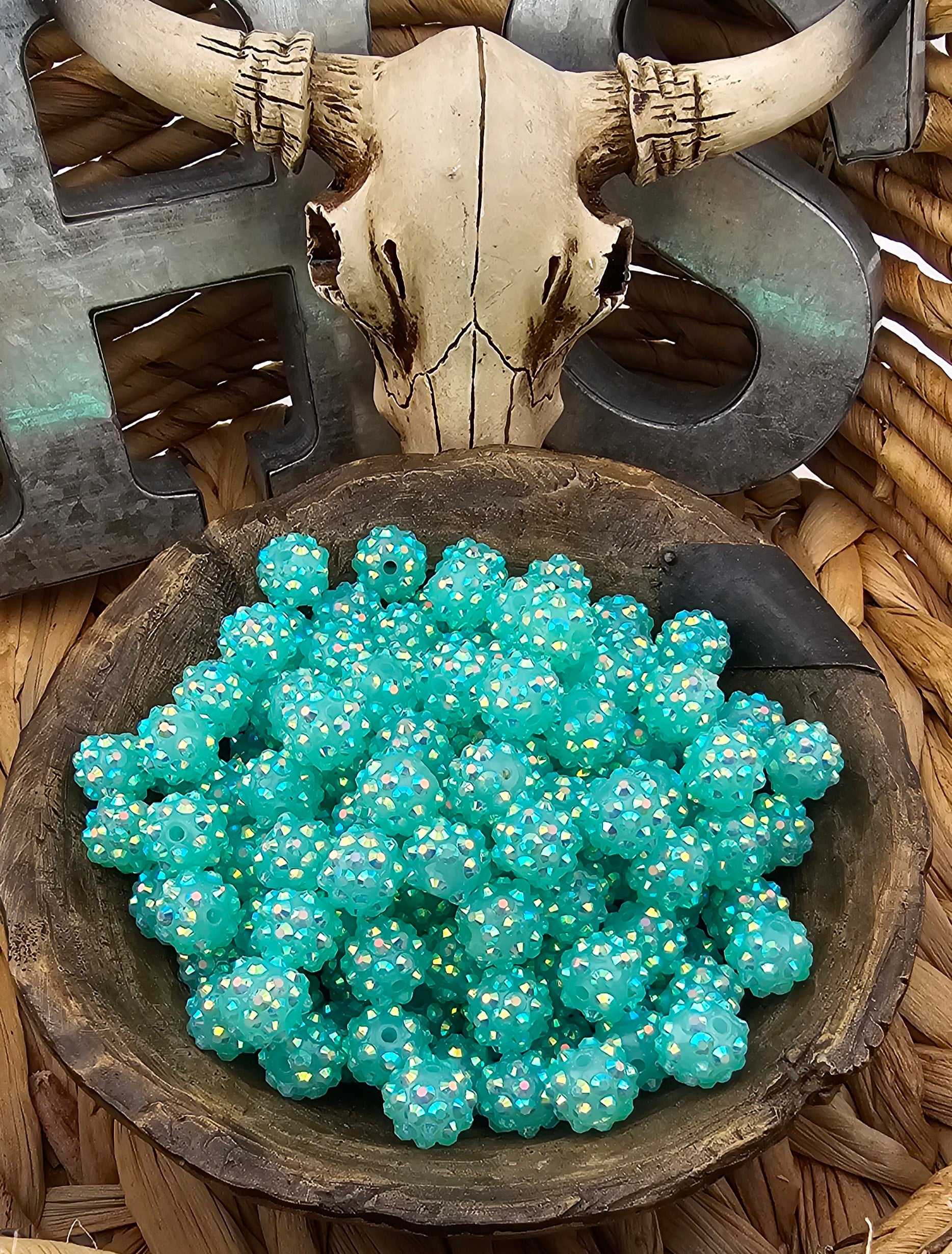 12mm Rhinestone Acrylic