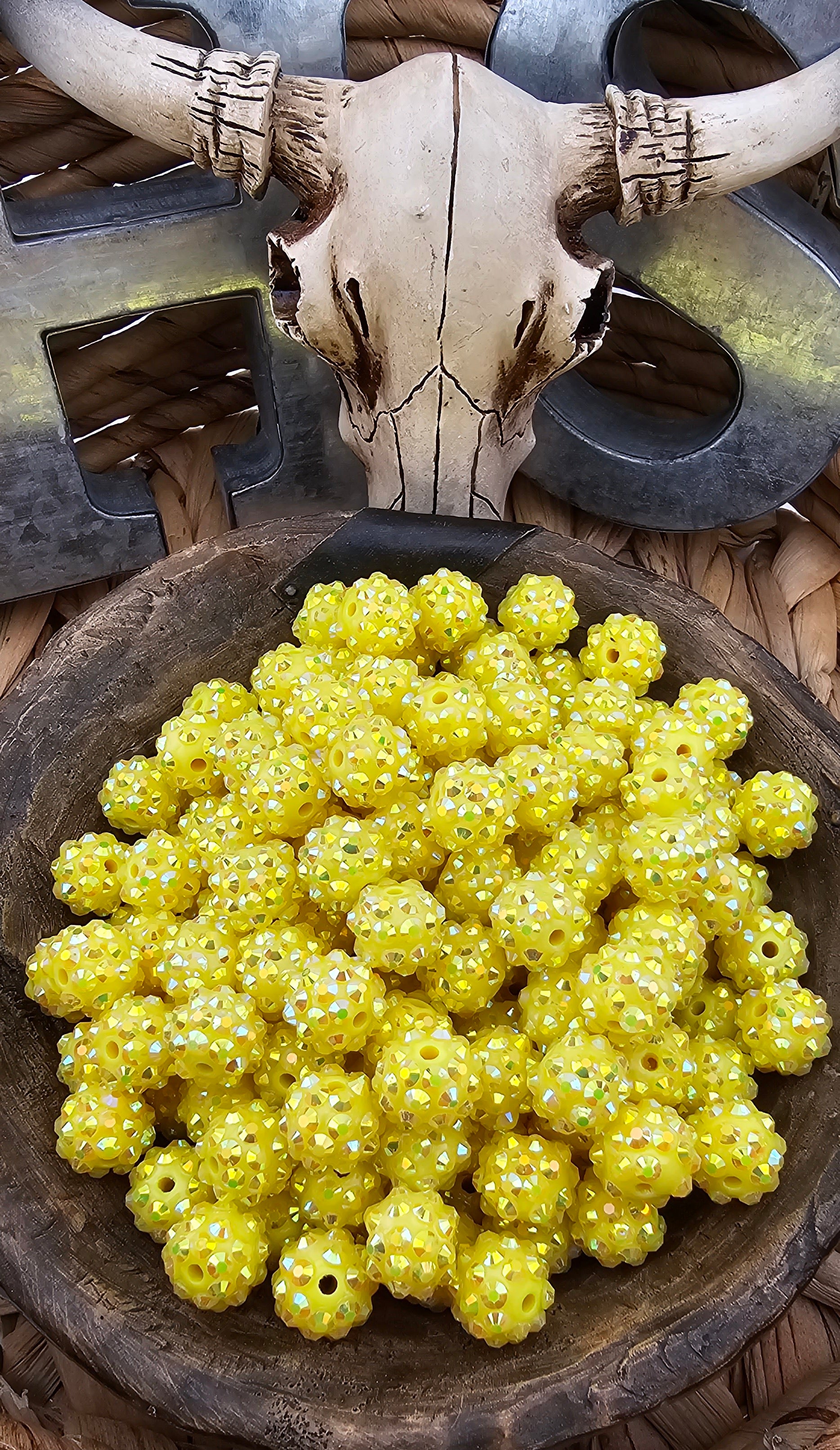 12mm Rhinestone Acrylic