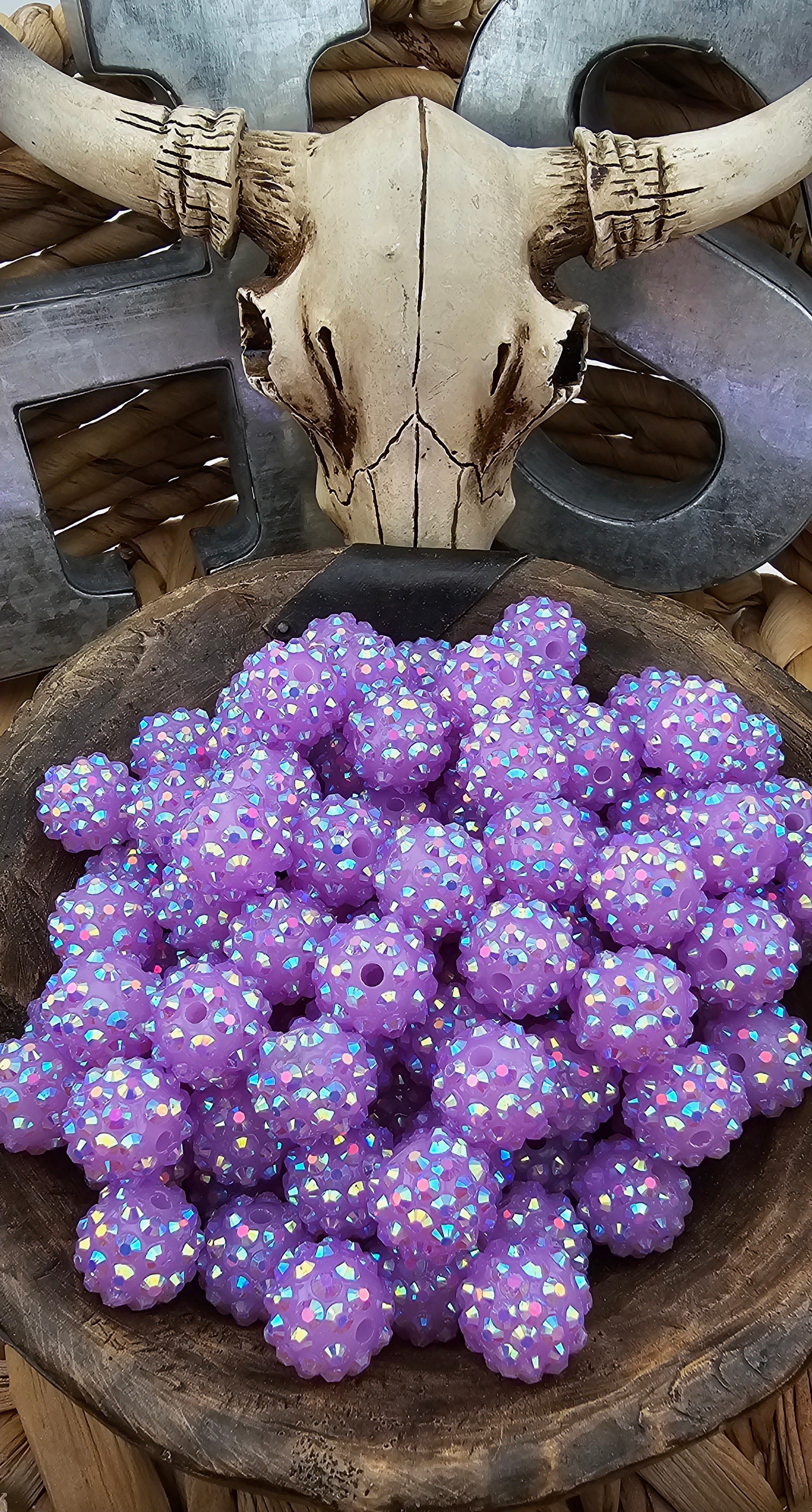 14mm Rhinestone Acrylic