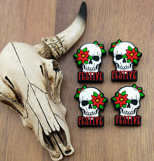 Festive Skull Focal