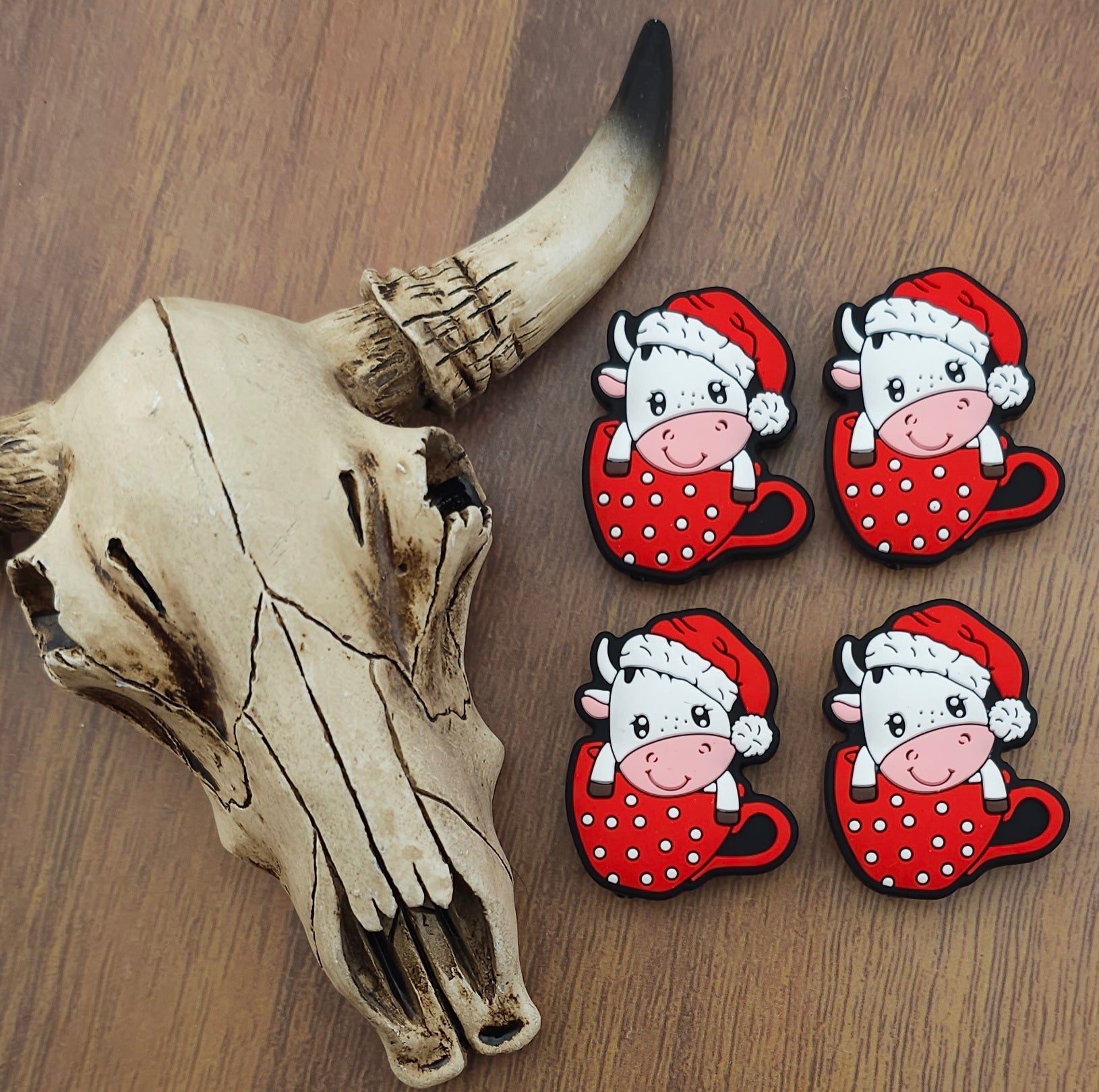 Christmas Cow-Latte Focal