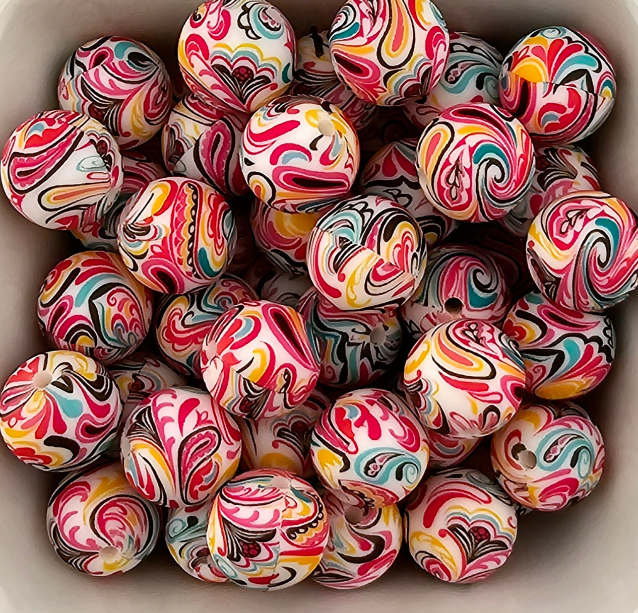 Paisley Swirl Bright Print