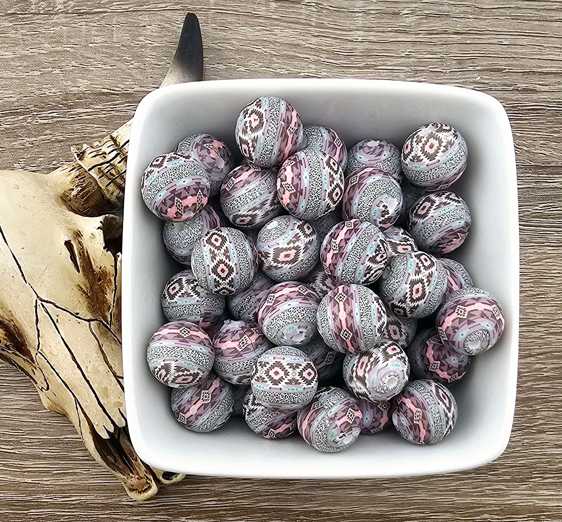 Pastel Leopard Aztec Print