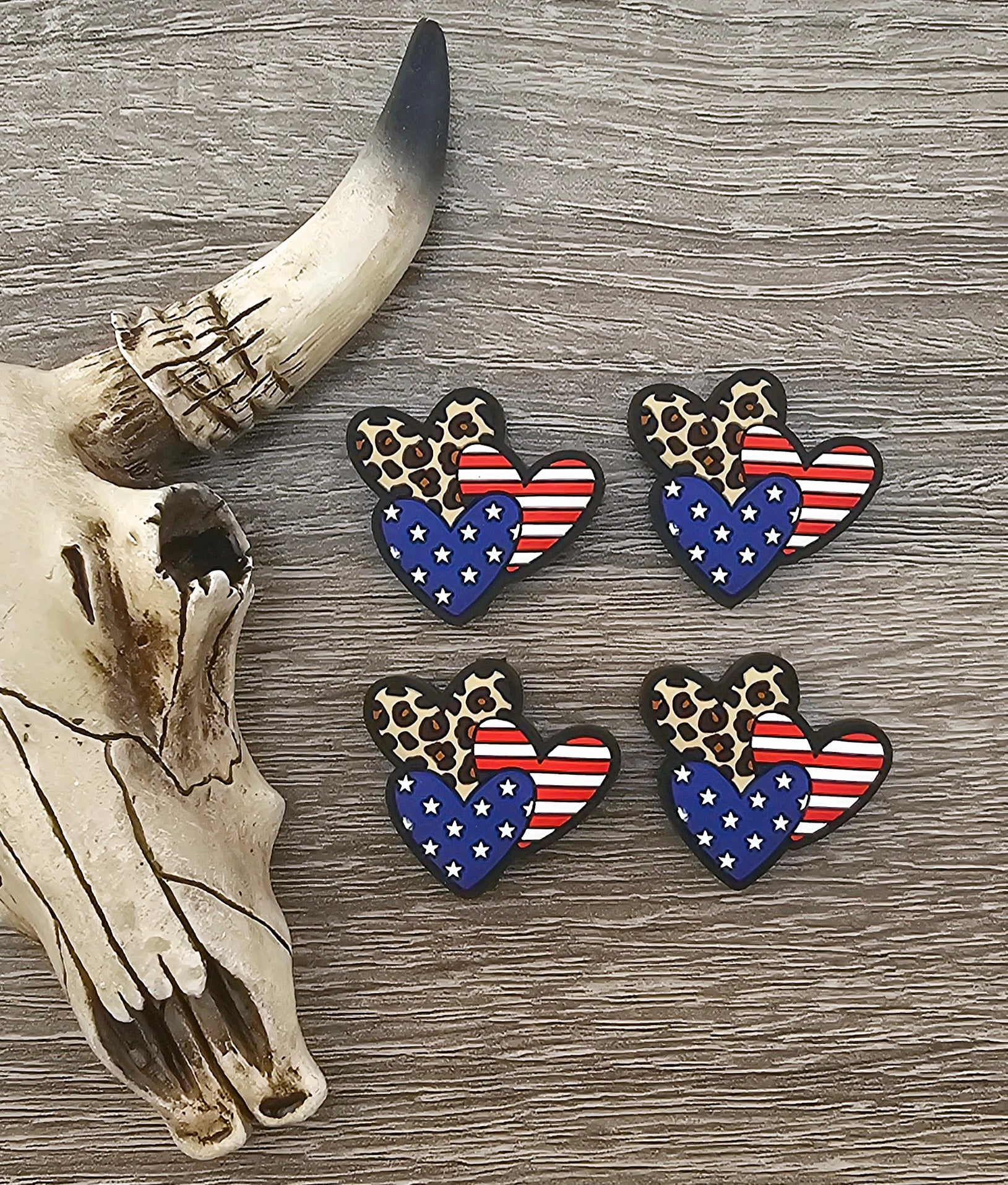 American Trio of Hearts Focal