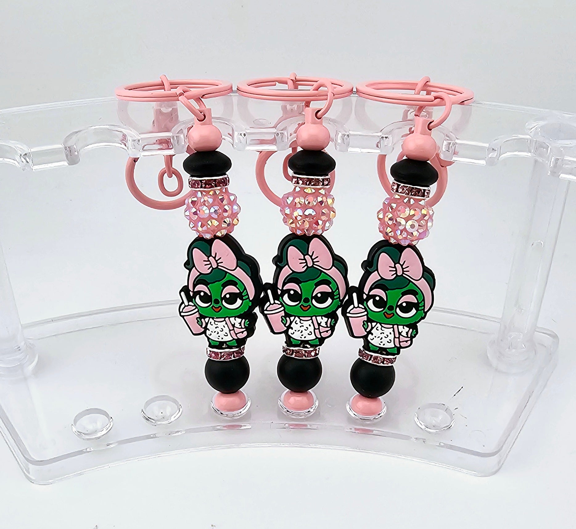Pre-Made Lil Miss Diva Keychain