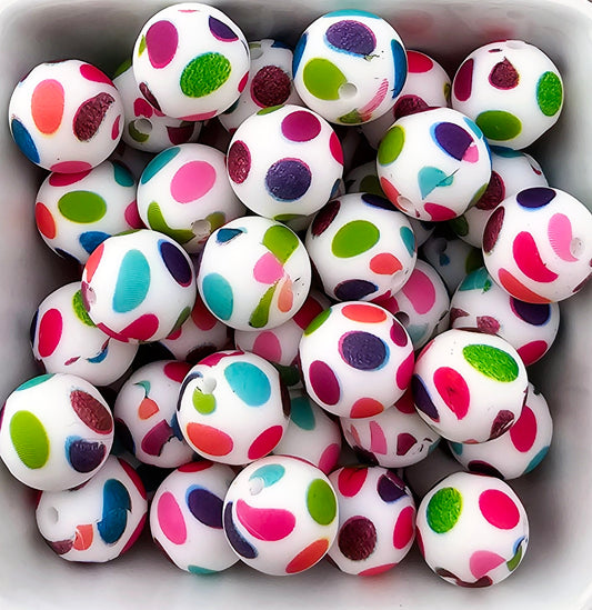 Multicolor Dots Print