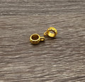 Bail Bead Gold 10 pack