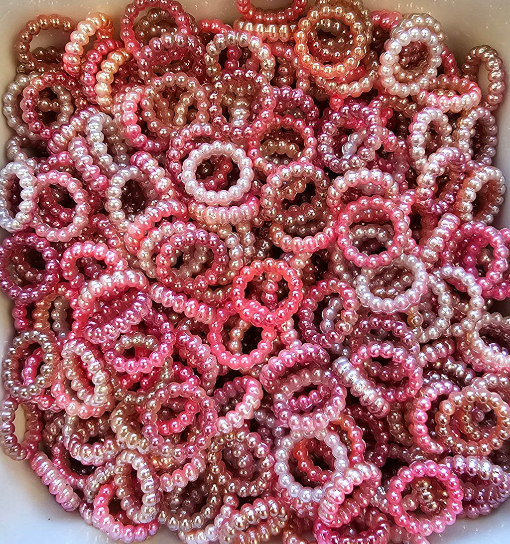 Pearl Ombrè Spacers 10mm 10ct (Large Hole)