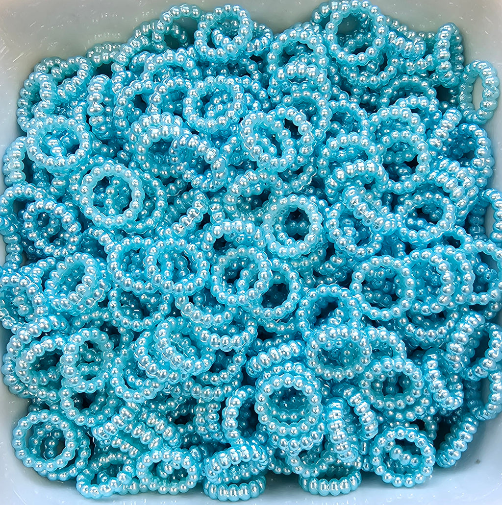 10mm Solid Pearl Spacers 10ct (Large Hole)