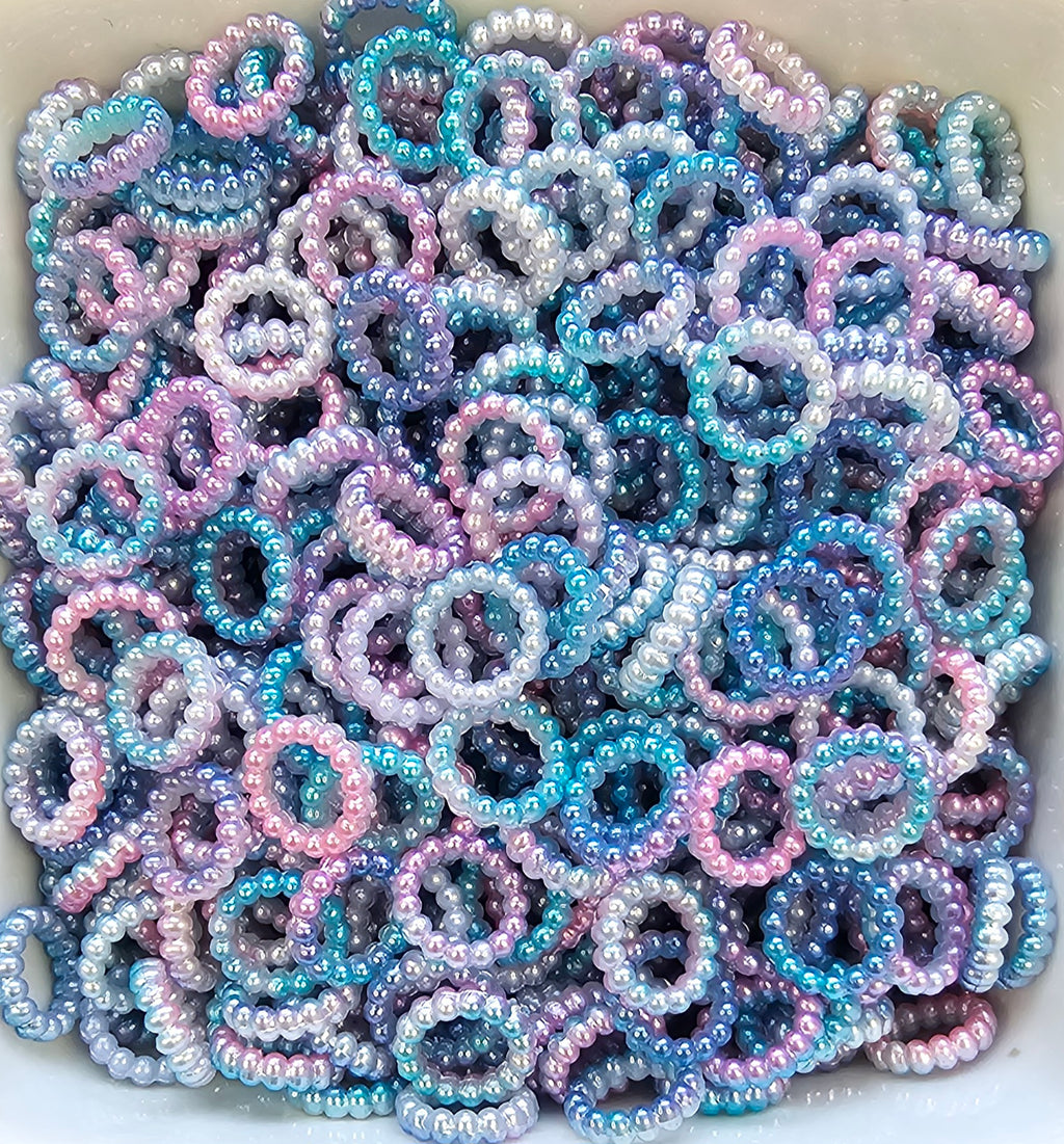 Pearl Ombrè Spacers 10mm 10ct (Large Hole)