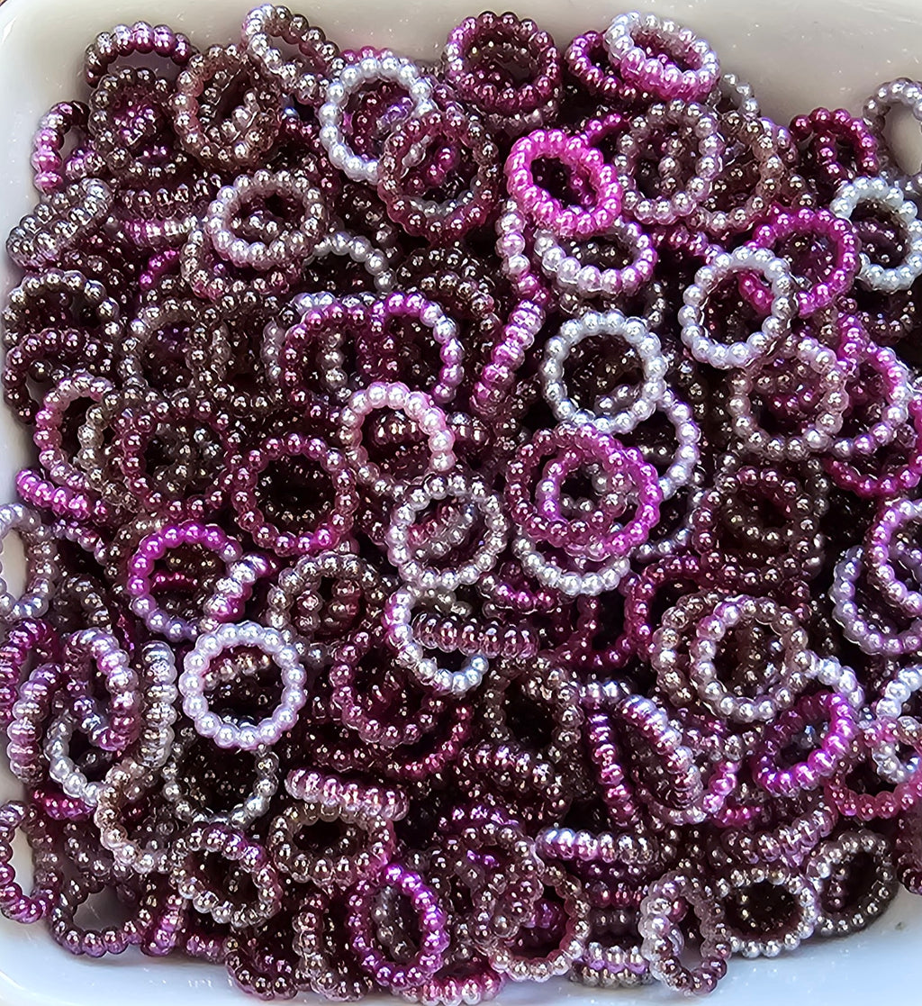 Pearl Ombrè Spacers 10mm 10ct (Large Hole)