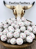 P457 Floating Feathers Print