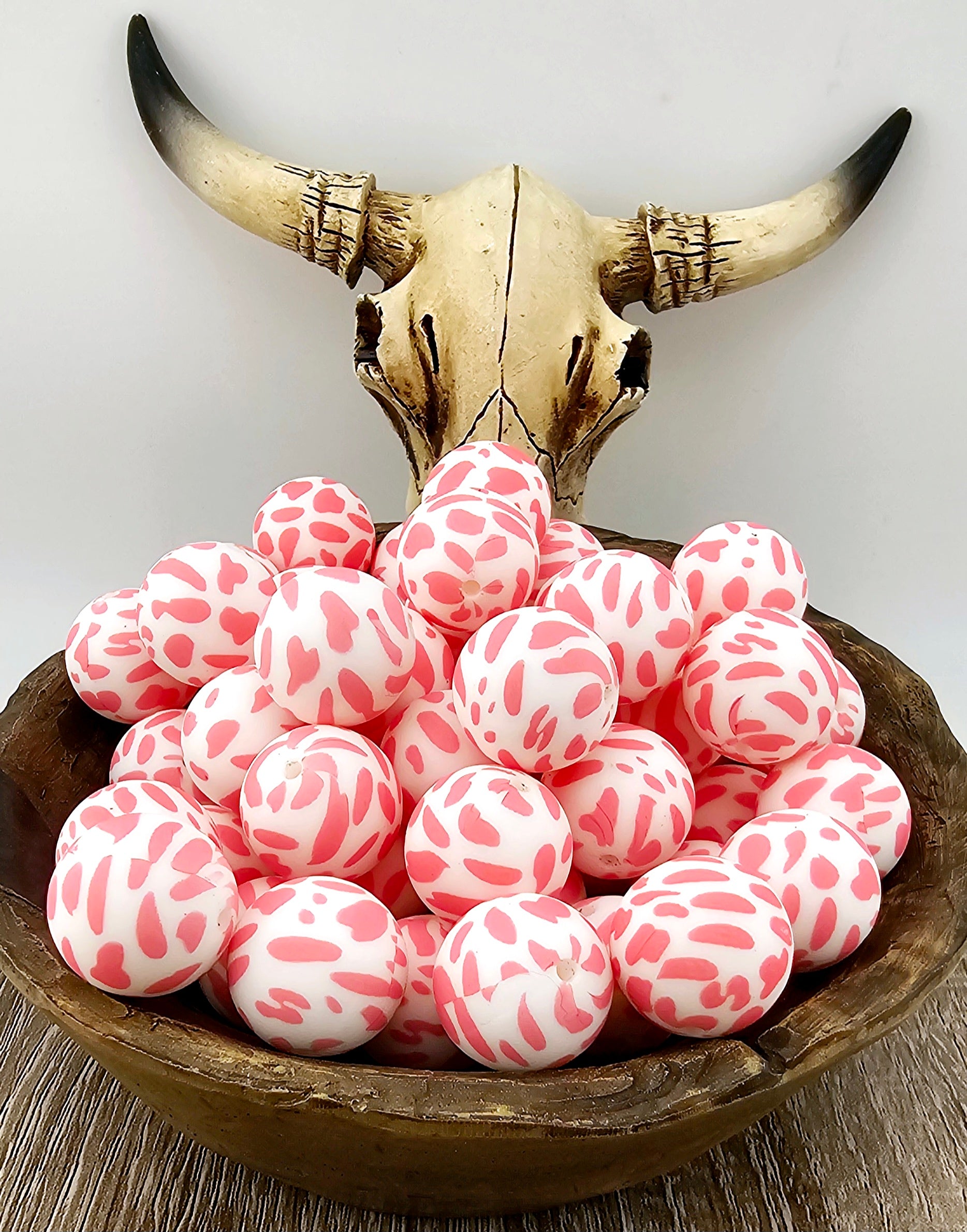 P114 Pink Cow 19mm Printed