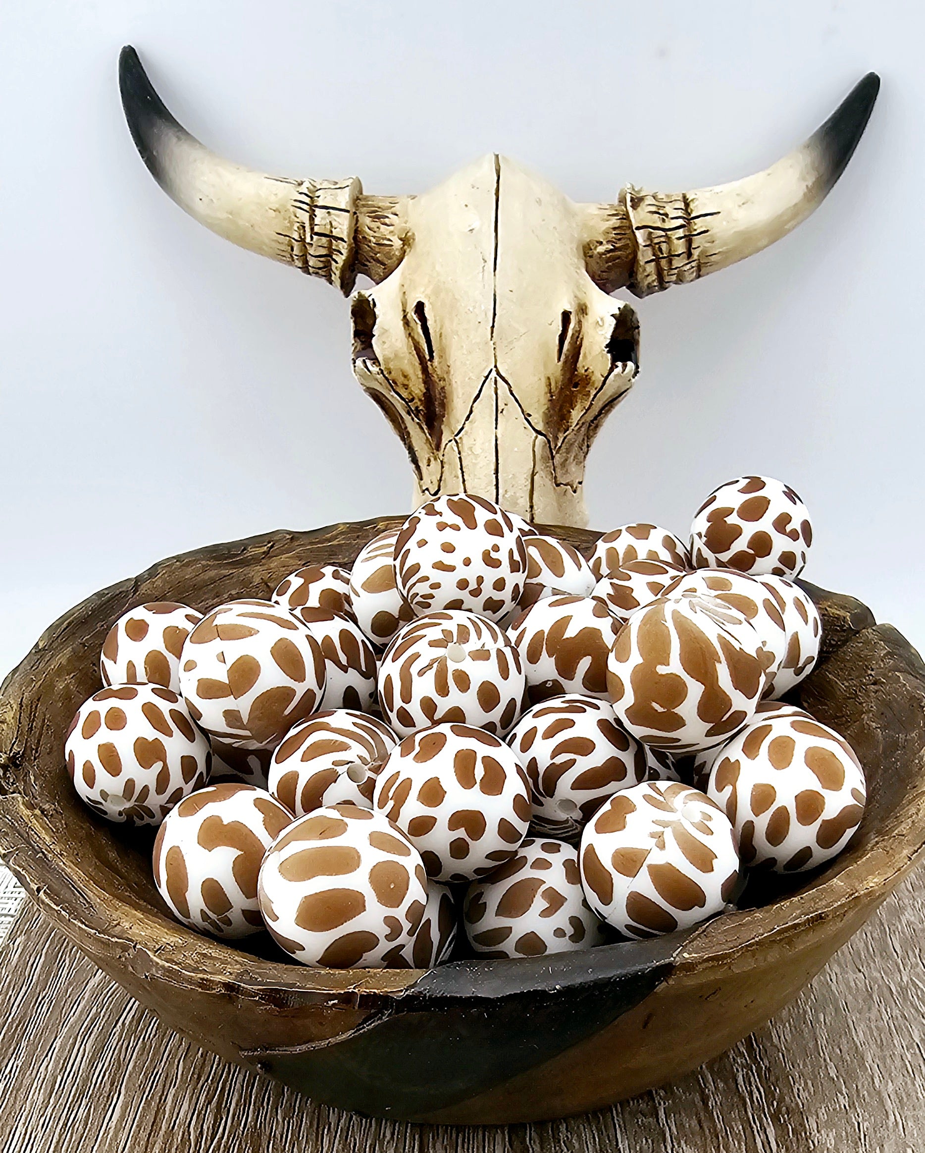 P132 Brown Cow 19mm Printed