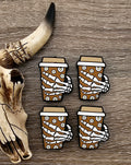Brown Skelton Hand Coffee Focal
