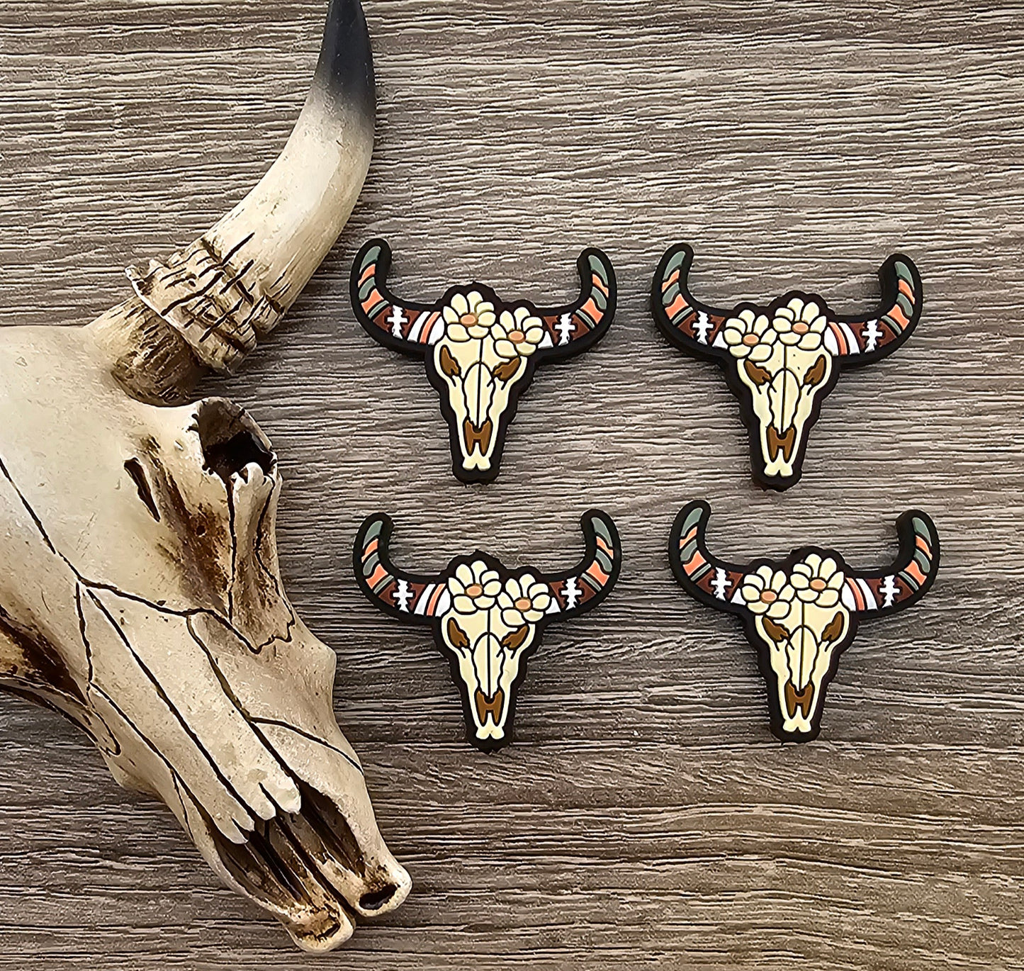 Boho Western Skull Focal